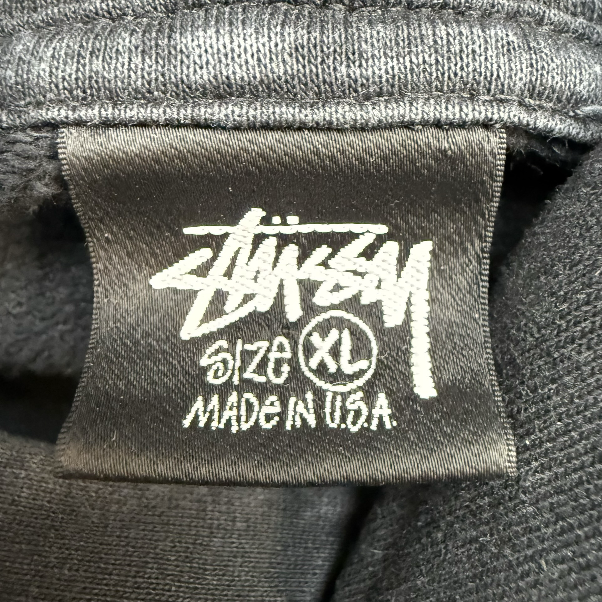 Stussy x Our Legacy Workshop Pigment Dye Hoodie Black