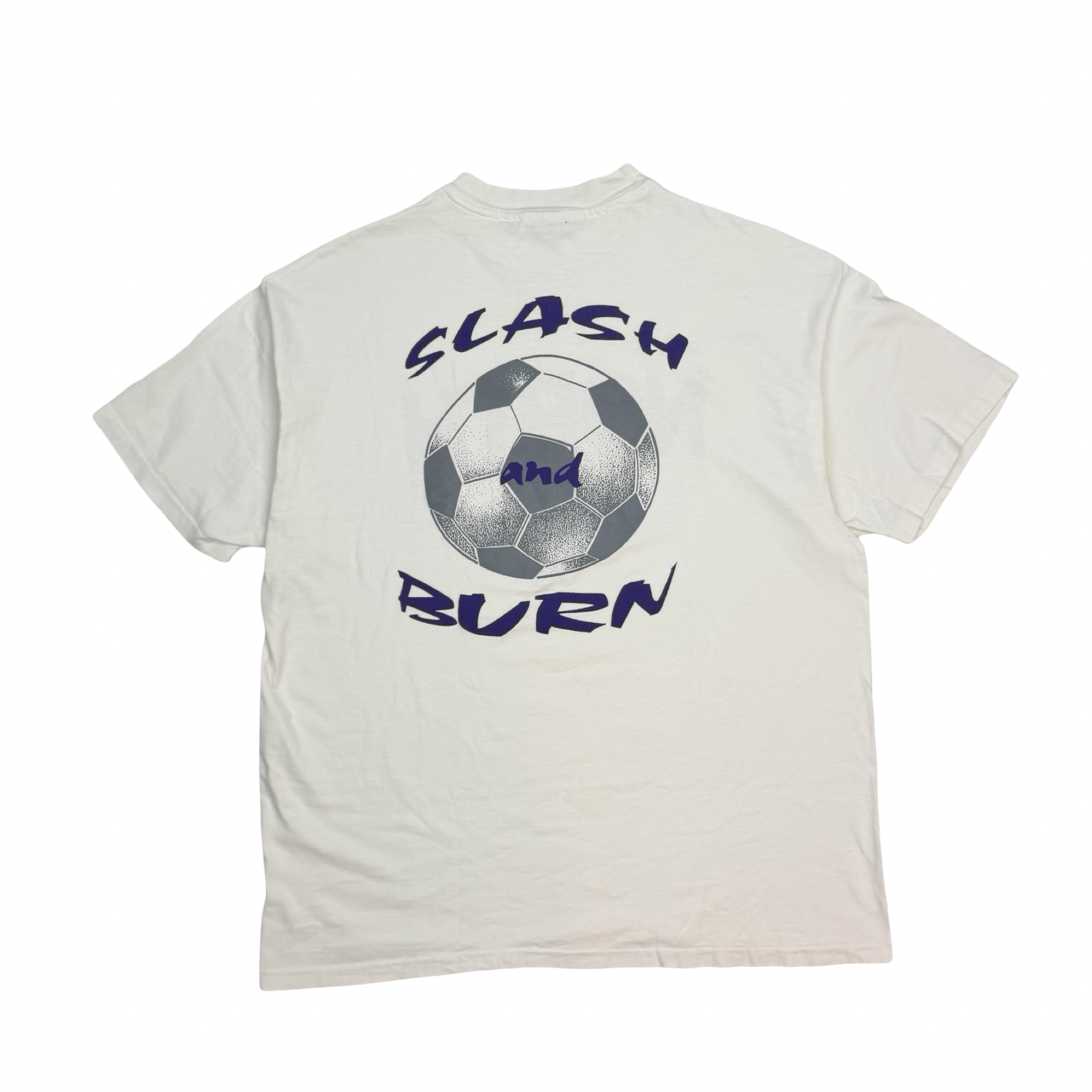 Vintage Downers North Soccer Tee White