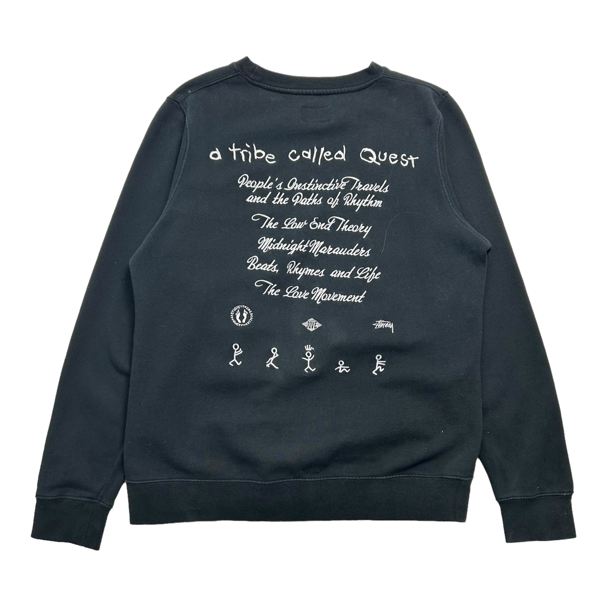 Stussy x A Tribe Called Quest Embroidered Crewneck