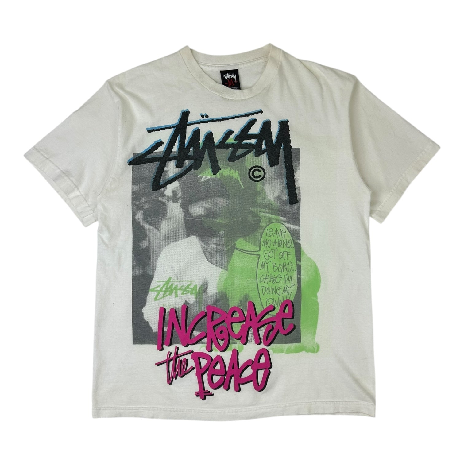 Stussy Increase The Peace T-Shirt White