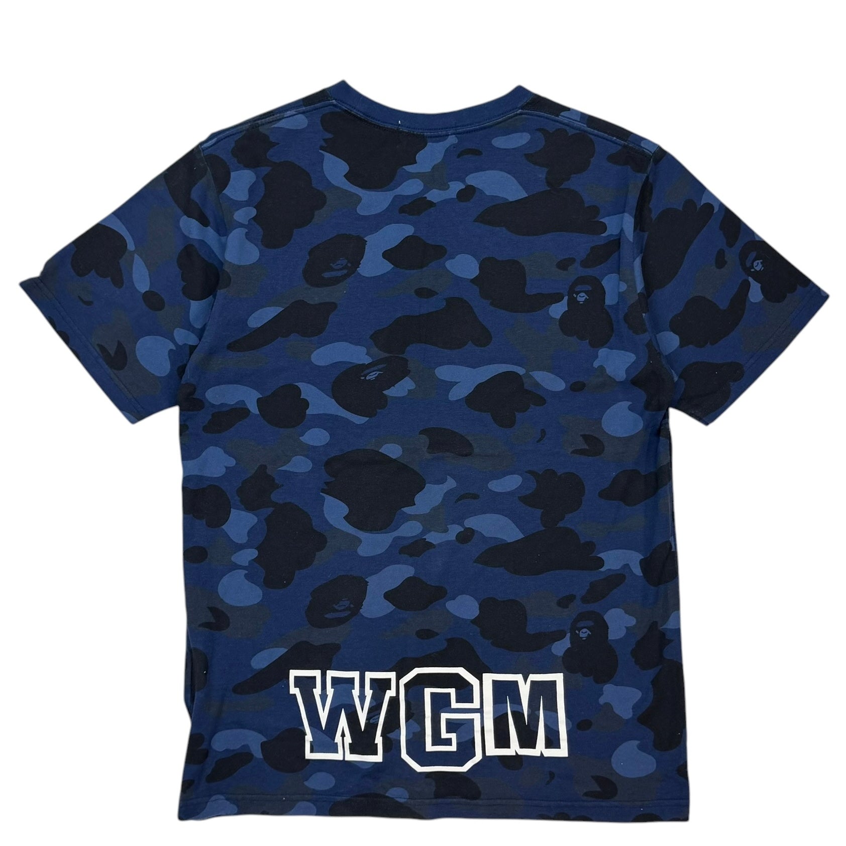 Bape Color Camo Shark Tee Blue