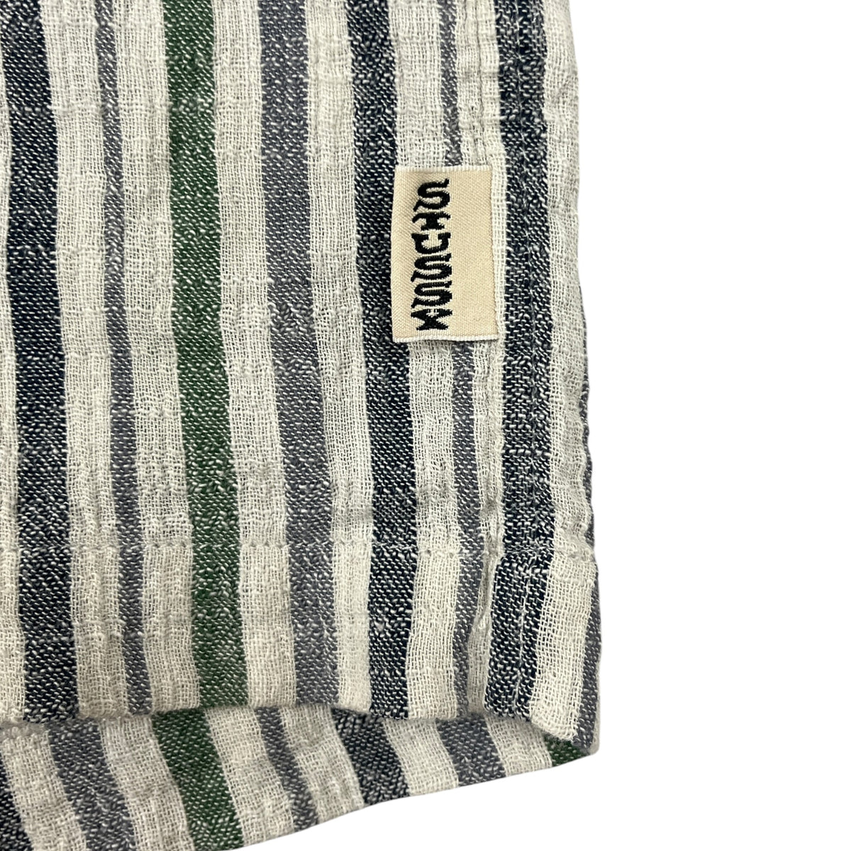 Stussy Wrinkly Cotton Gauze SS Shirt in Stripe
