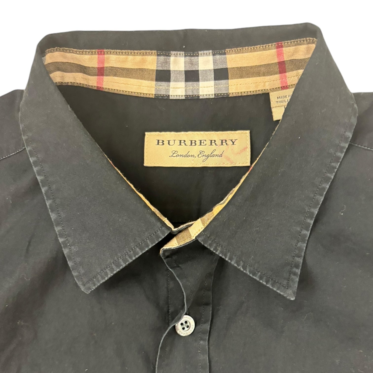 Burberry Button-Up Shirt Black