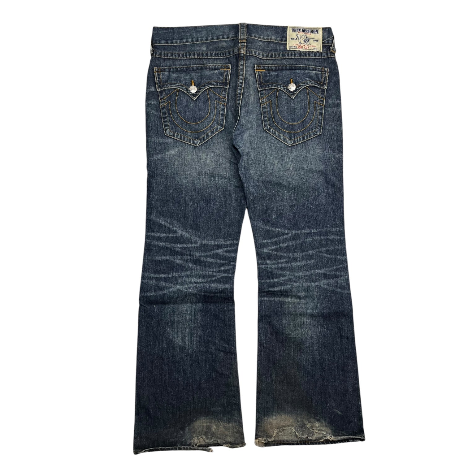 Vintage Y2K True Religion Cryd Mud Slinger Bootcut Denim