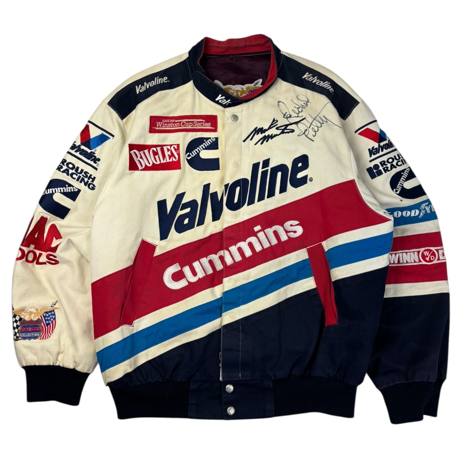 Vintage Jeff Hamilton Valvoline Cummings Nascar Jacket