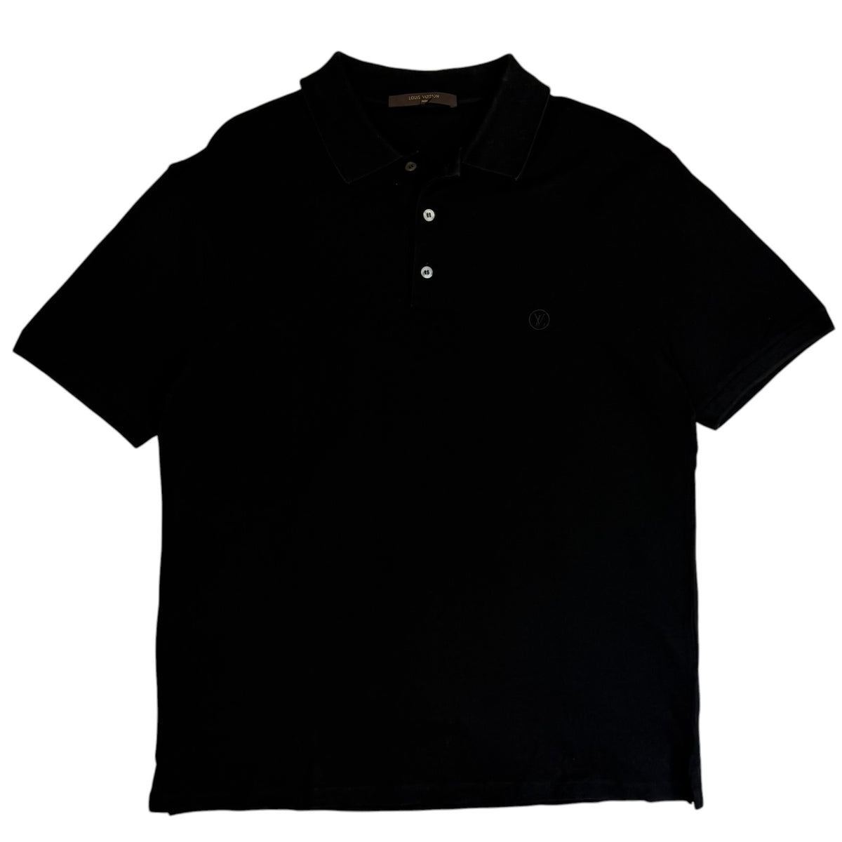 Louis Vuitton Embroidered Polo Black