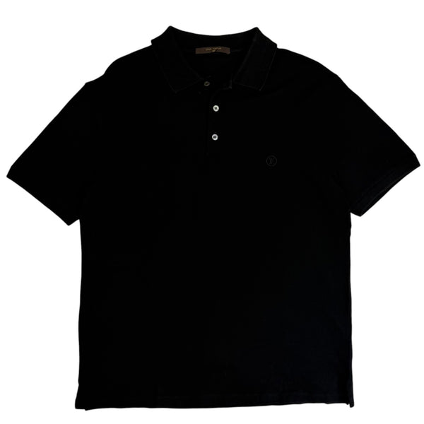 Louis Vuitton Embroidered Polo Black