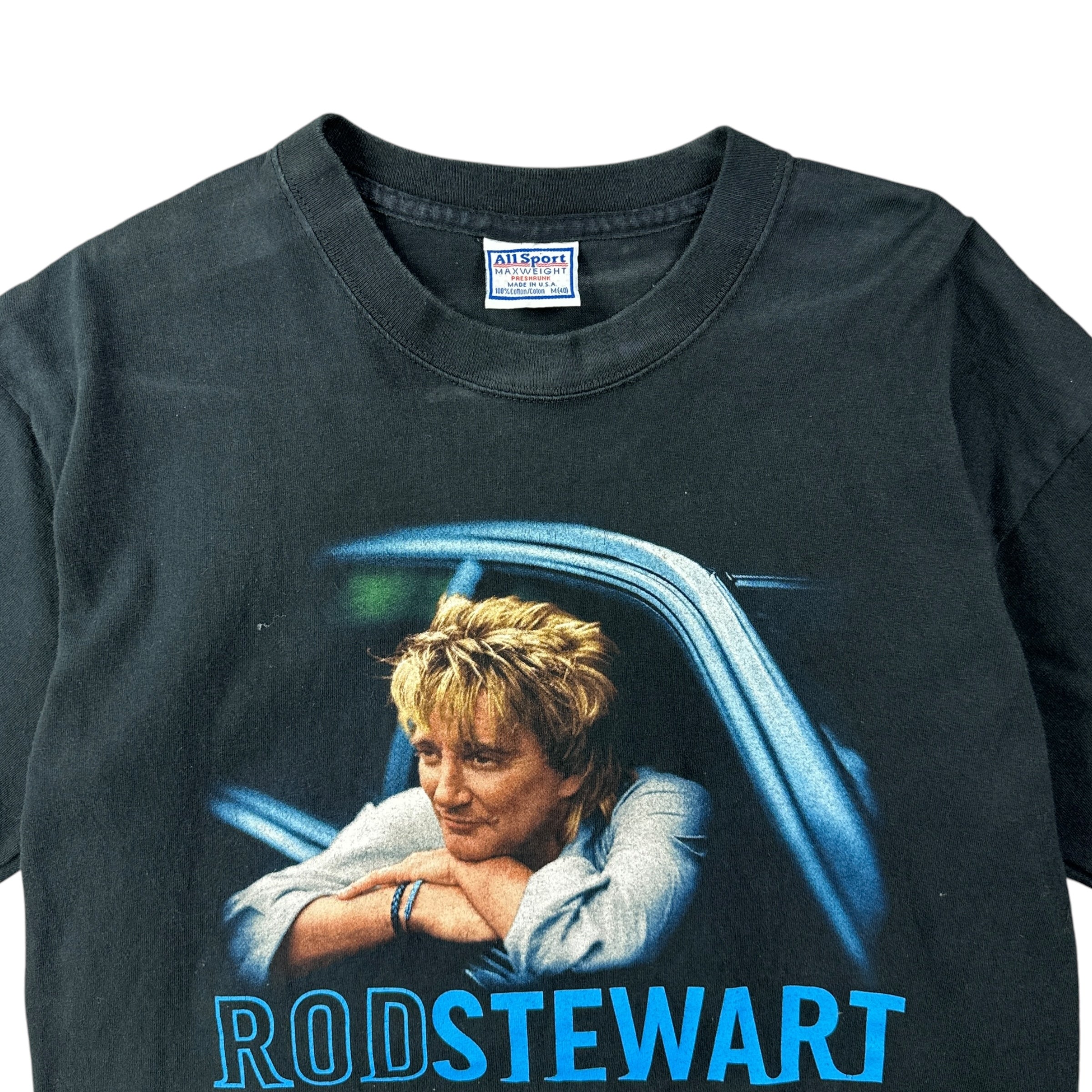 2001 Rod Stewart Tour Tee Black