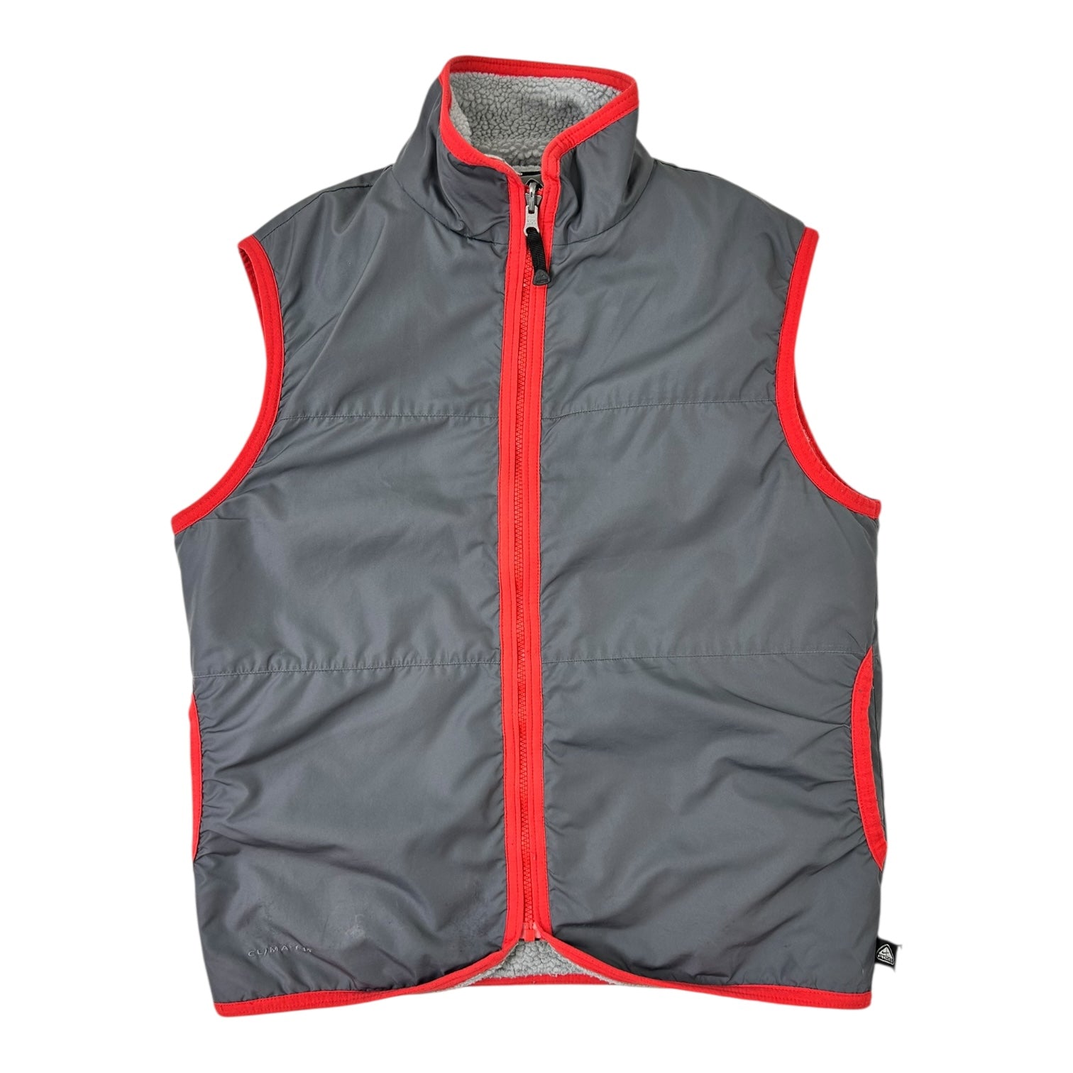 Vintage Nike Acg Fleece Lined Vest Grey/Orange