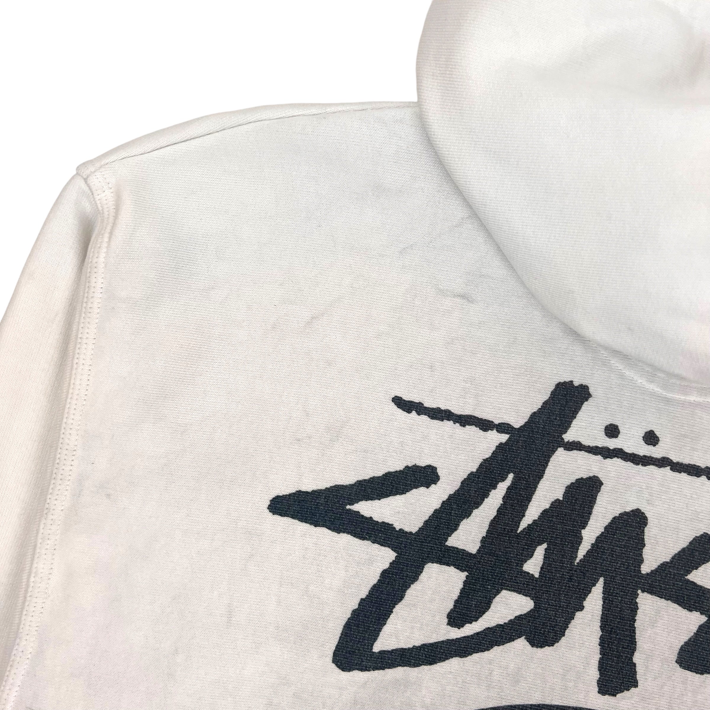 Stussy 8 Ball Hoodie White