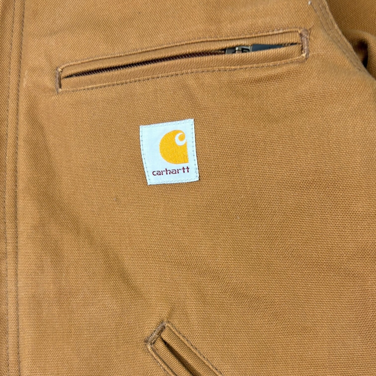 Vintage Carhartt Relaxed Fit Detroit Jacket Tan