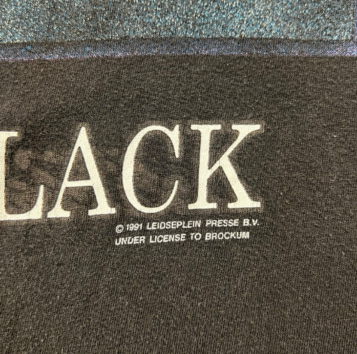 Vintage 1991 AC/DC “Back In Black” World Tour T-Shirt Black
