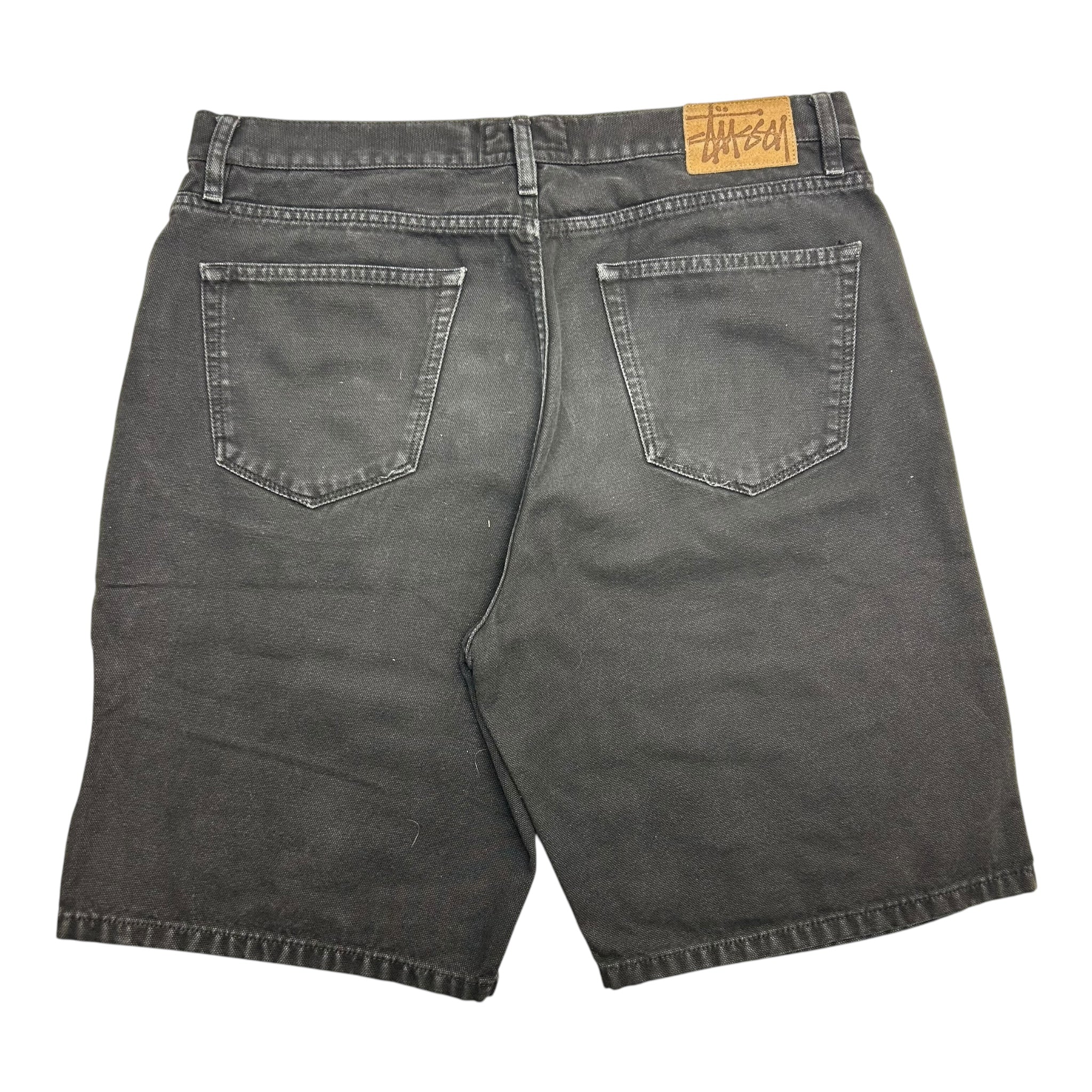 Stussy “Bigol” Jeans Shorts Black