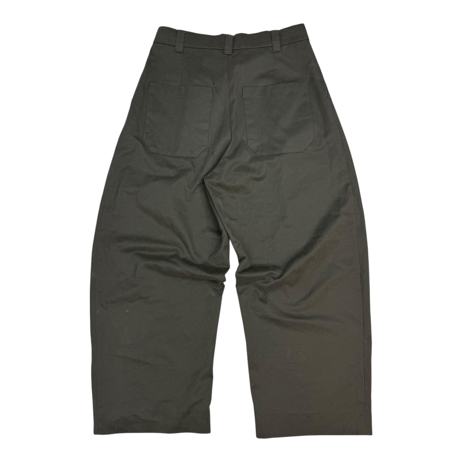 Studio Nicholson Sorte Volume Pleat Pants Dark Khaki