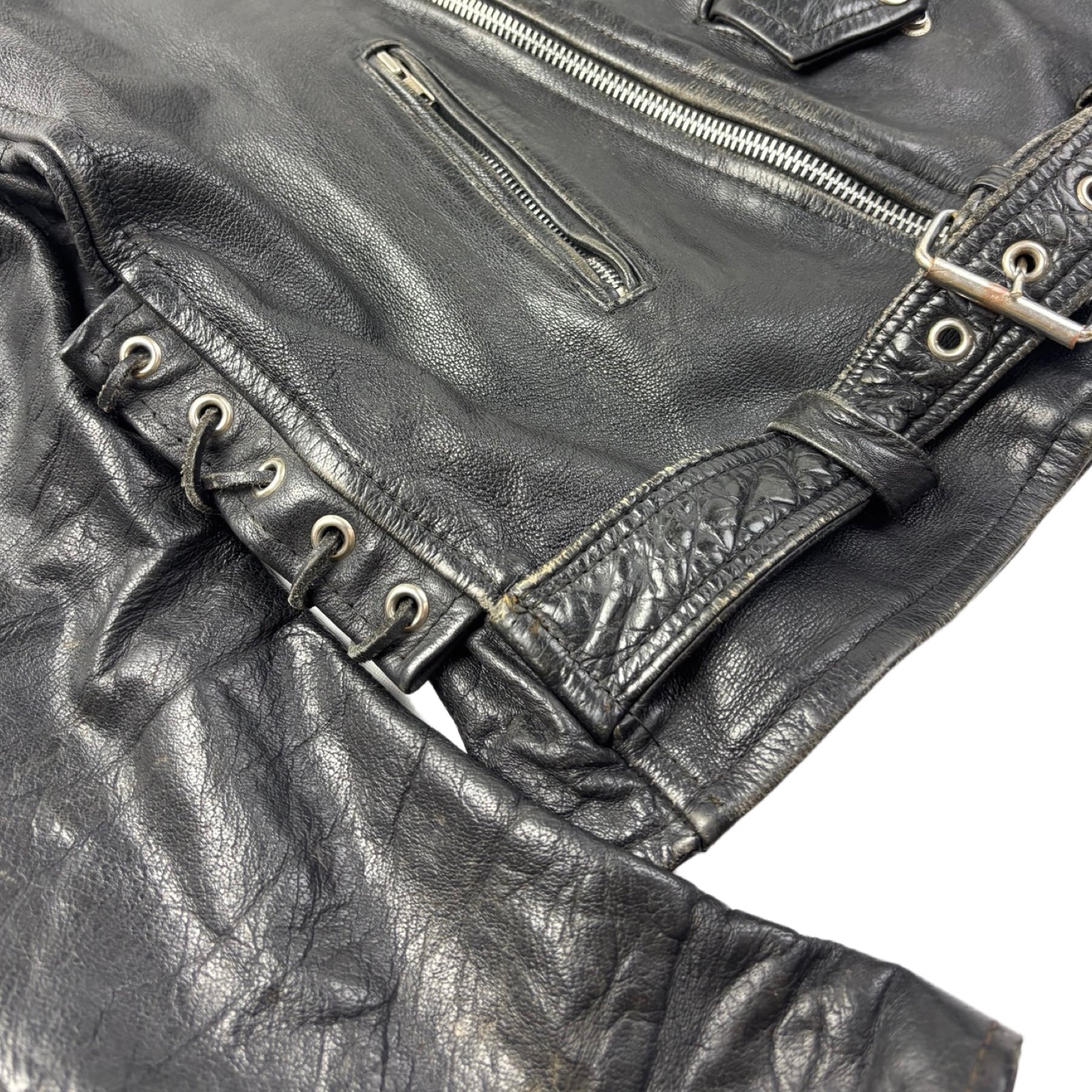 Vintage Custom Tom Houston Boots Rider Leather Jacket