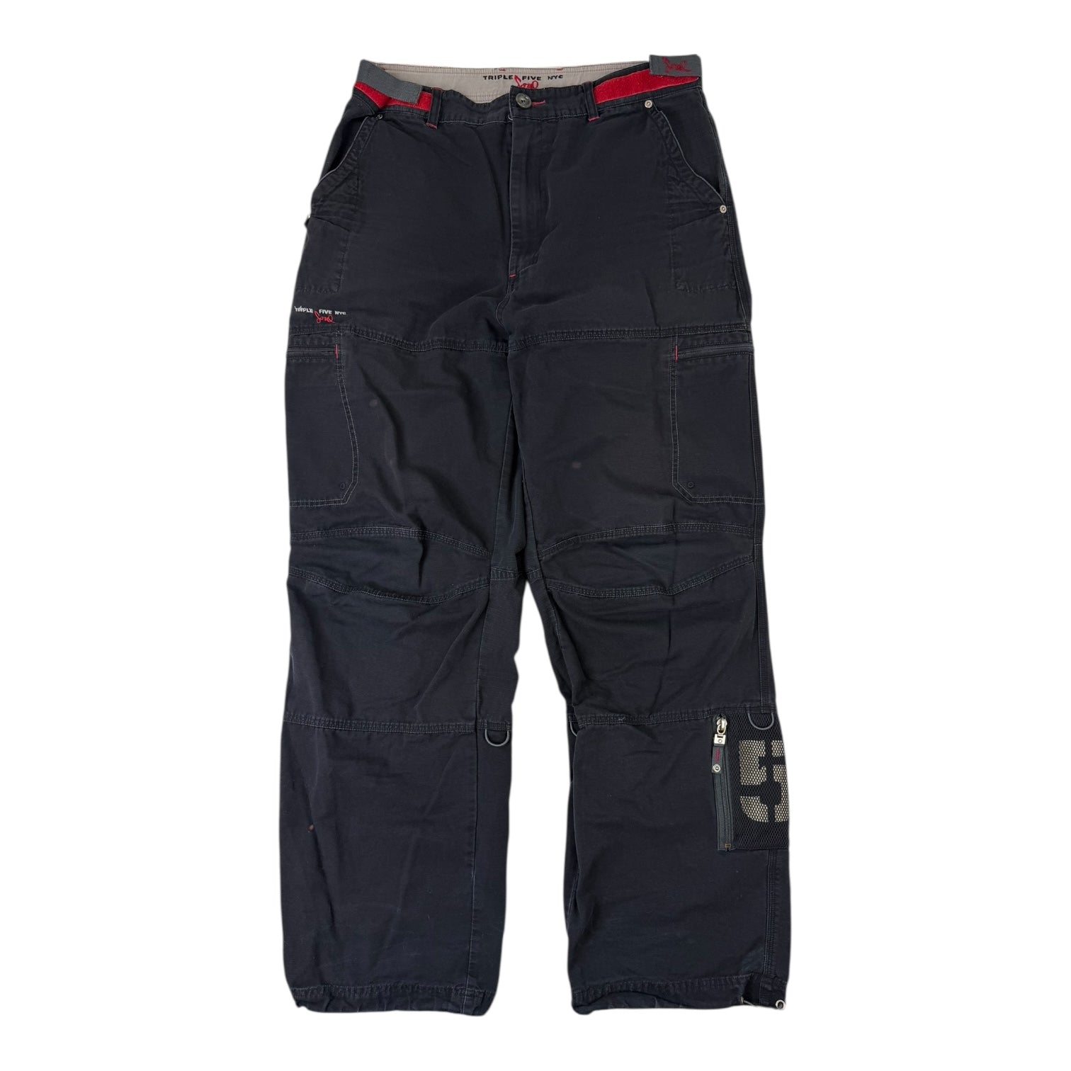Vintage Triple Five Soul Cargo Pants Black