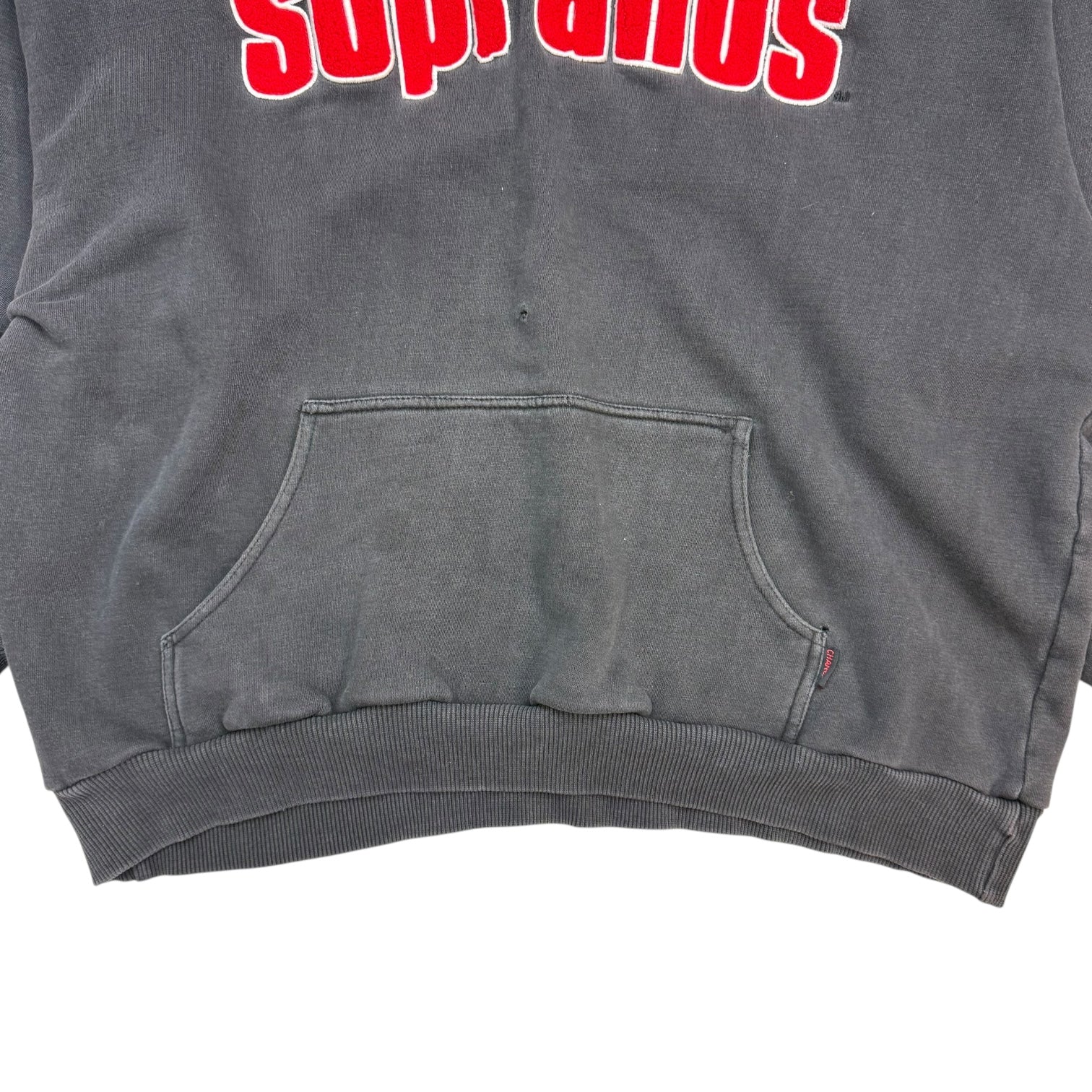 Vintage The Sopranos Hoodie Faded Black/Red