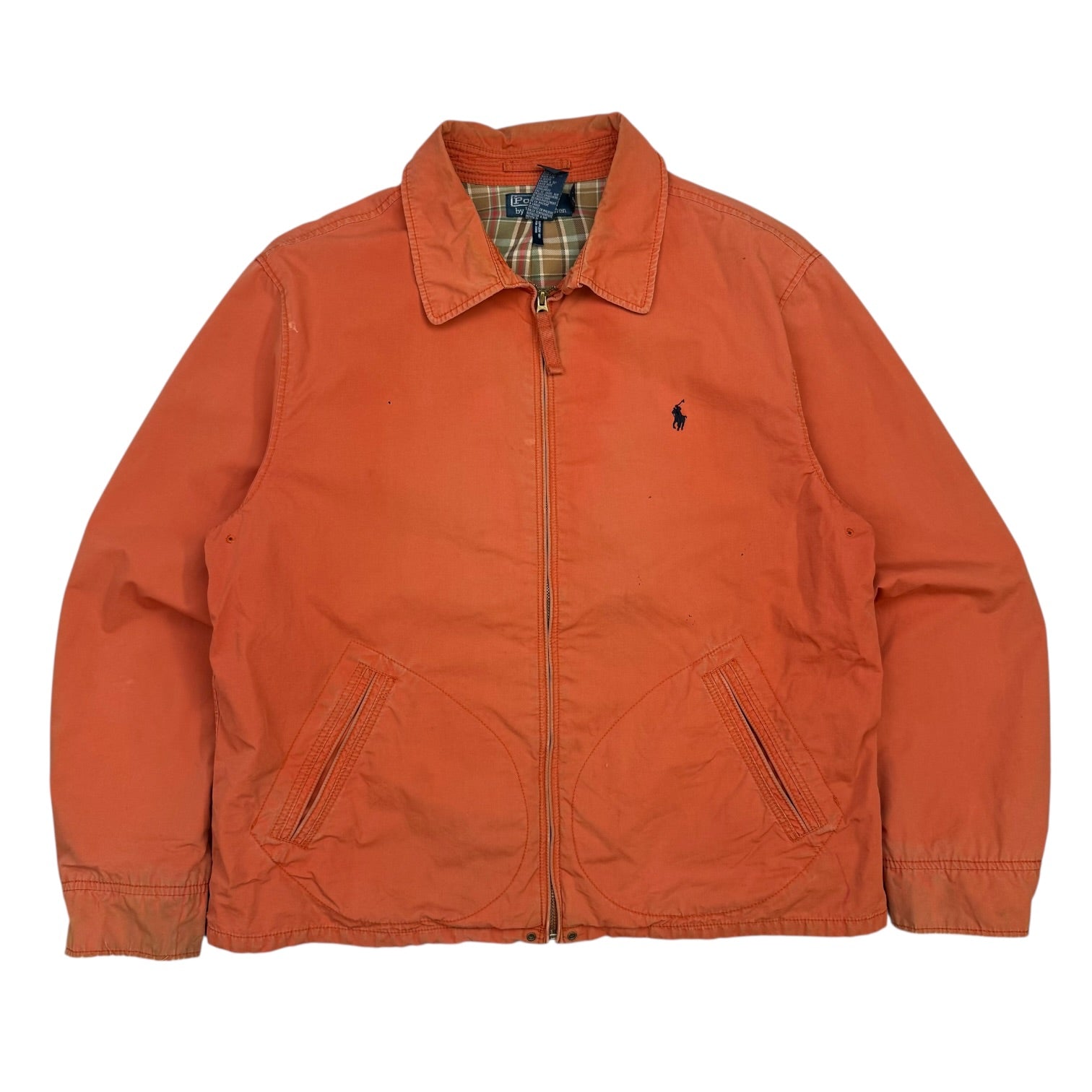 Vintage Polo Ralph Lauren Harrington Jacket Orange