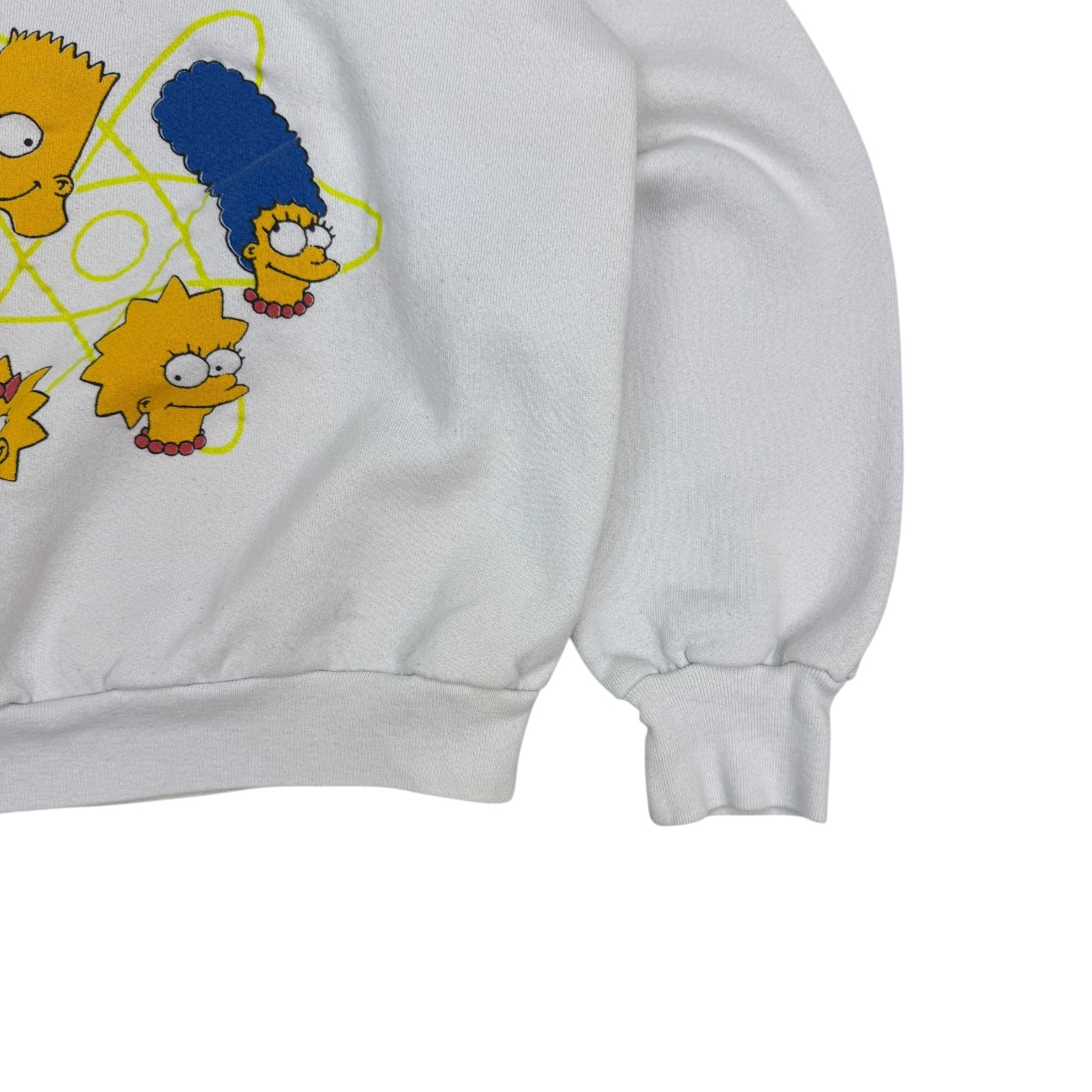 1990 The Simpsons ‘Nuclear Family’ Crewneck White