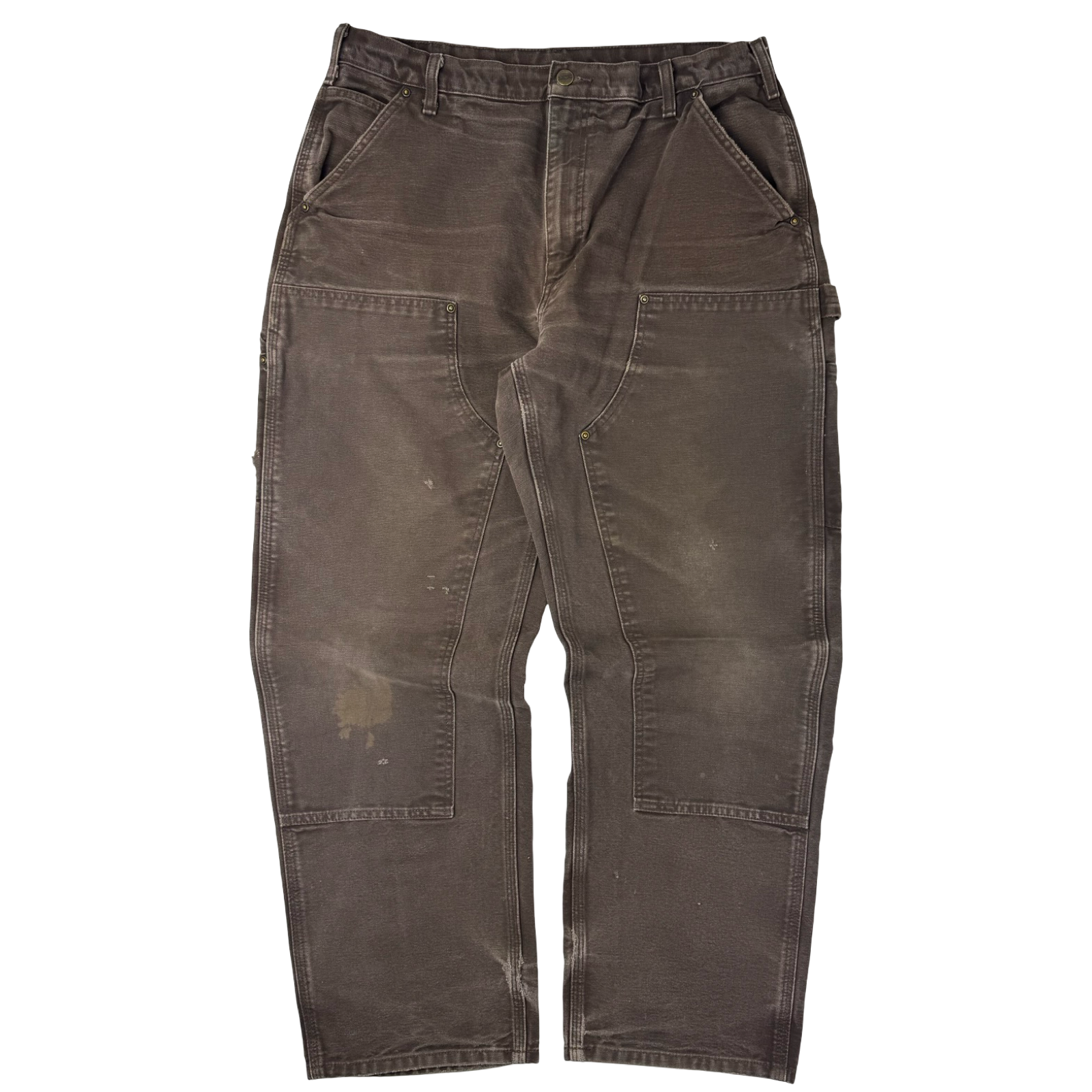 Dark Brown Carhartt Double Knee Bottoms