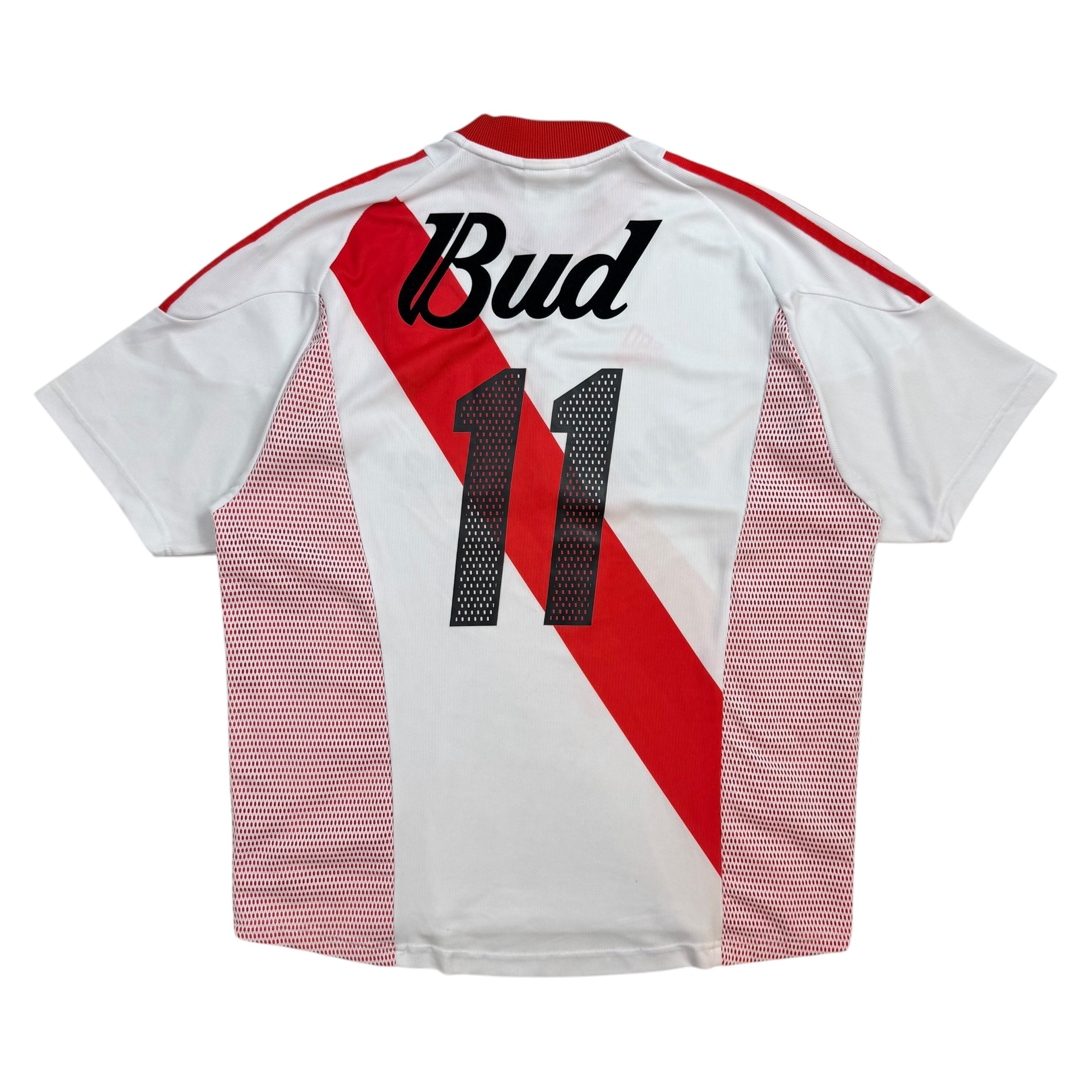 2004/2005 Adidas River Plate Budweiser Jersey White