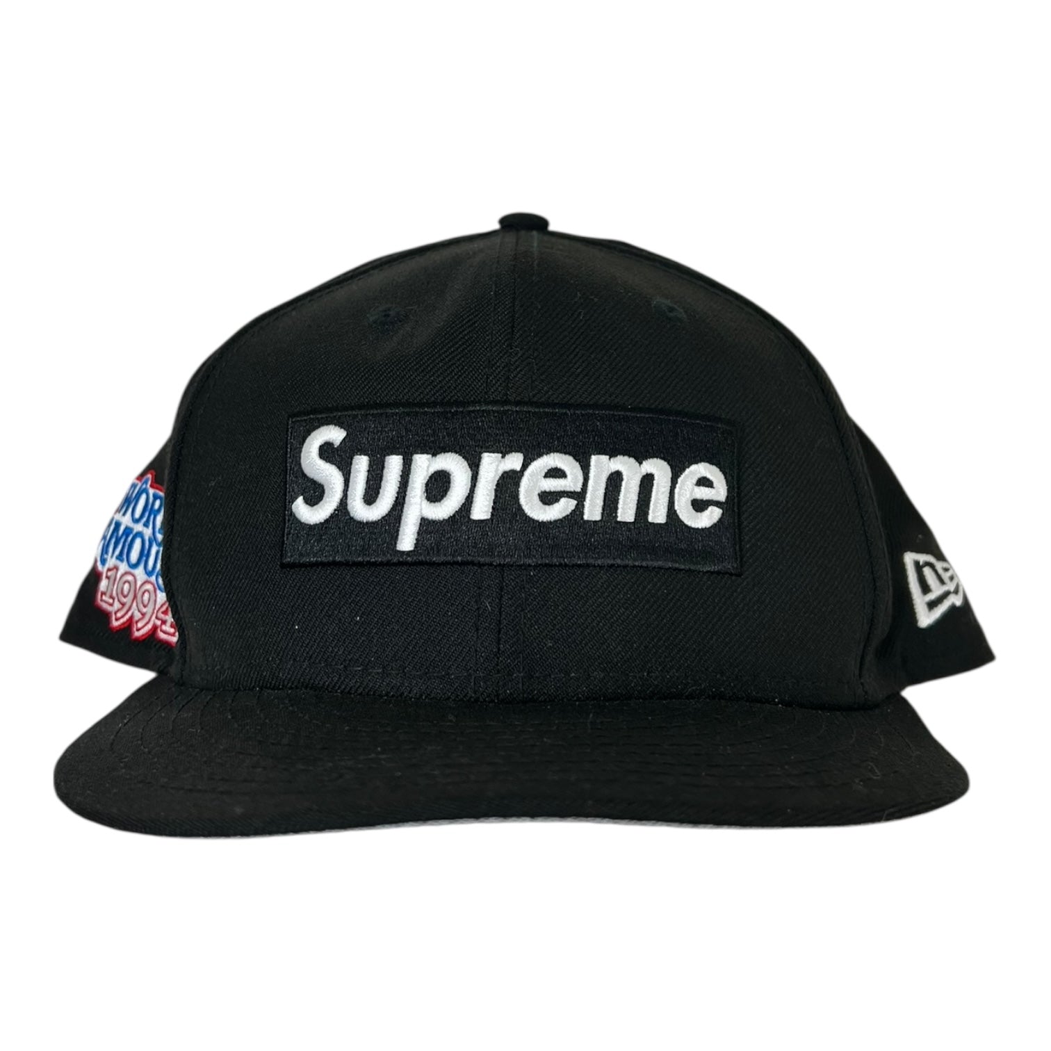 Supreme World Famous Box Logo New Era Fitted Hat