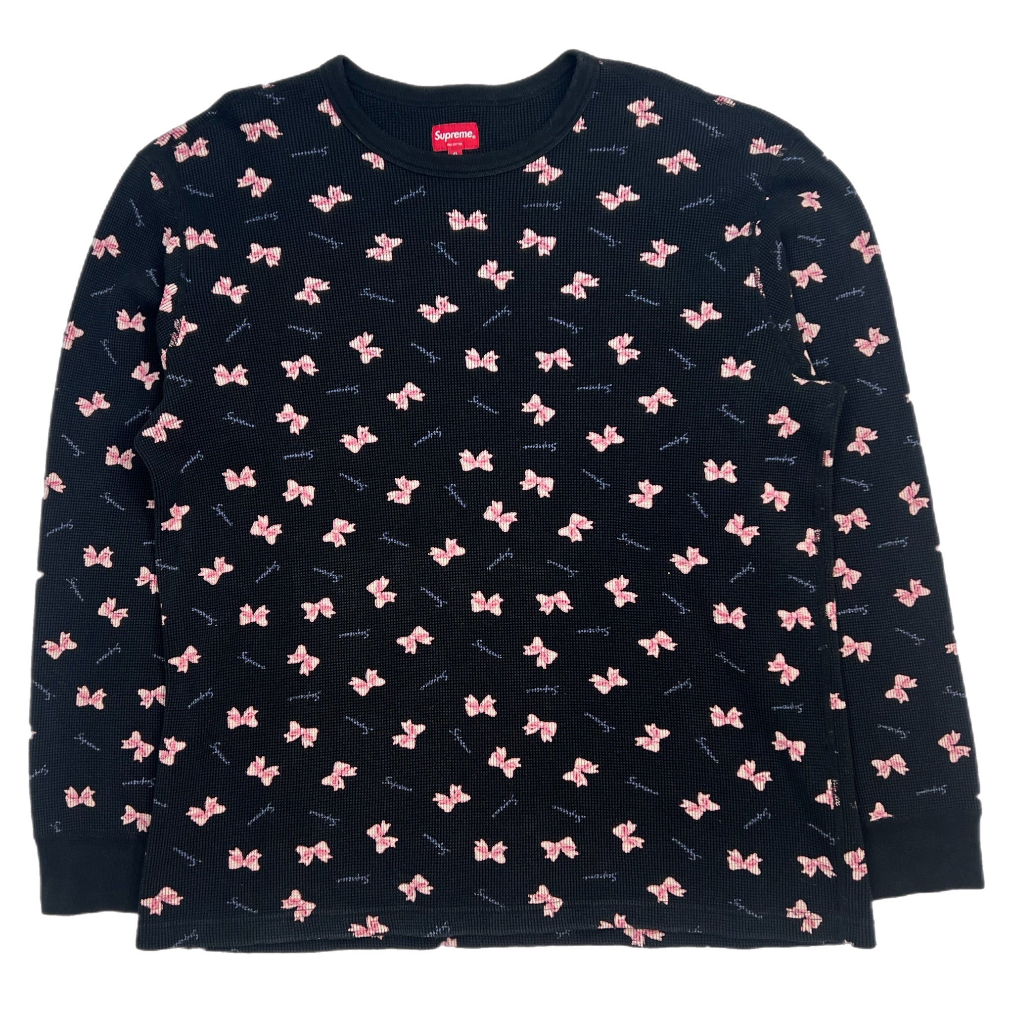 Supreme Bow Waffle Thermal FW19 LS Tee