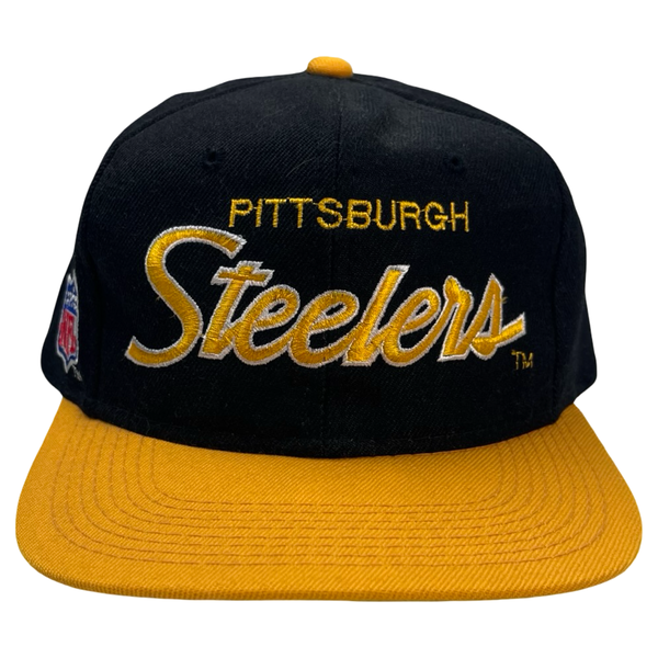 Vintage Pittsburgh Steelers Sports Specialties Script Snapback