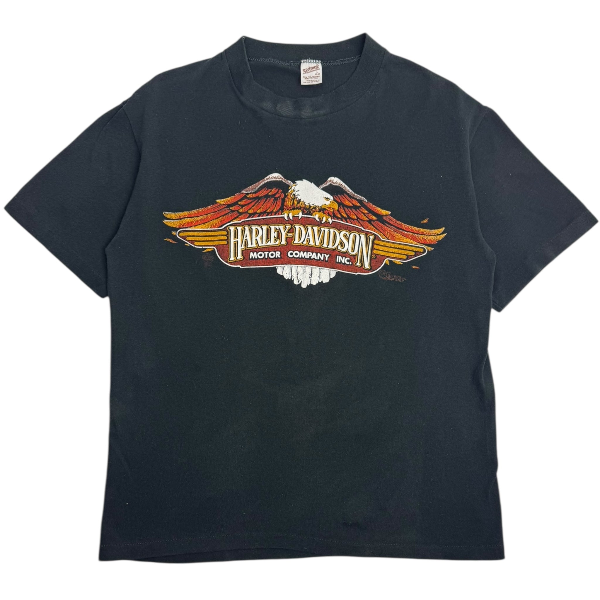 Vintage Harley Davidson 3D Emblem T-Shirt