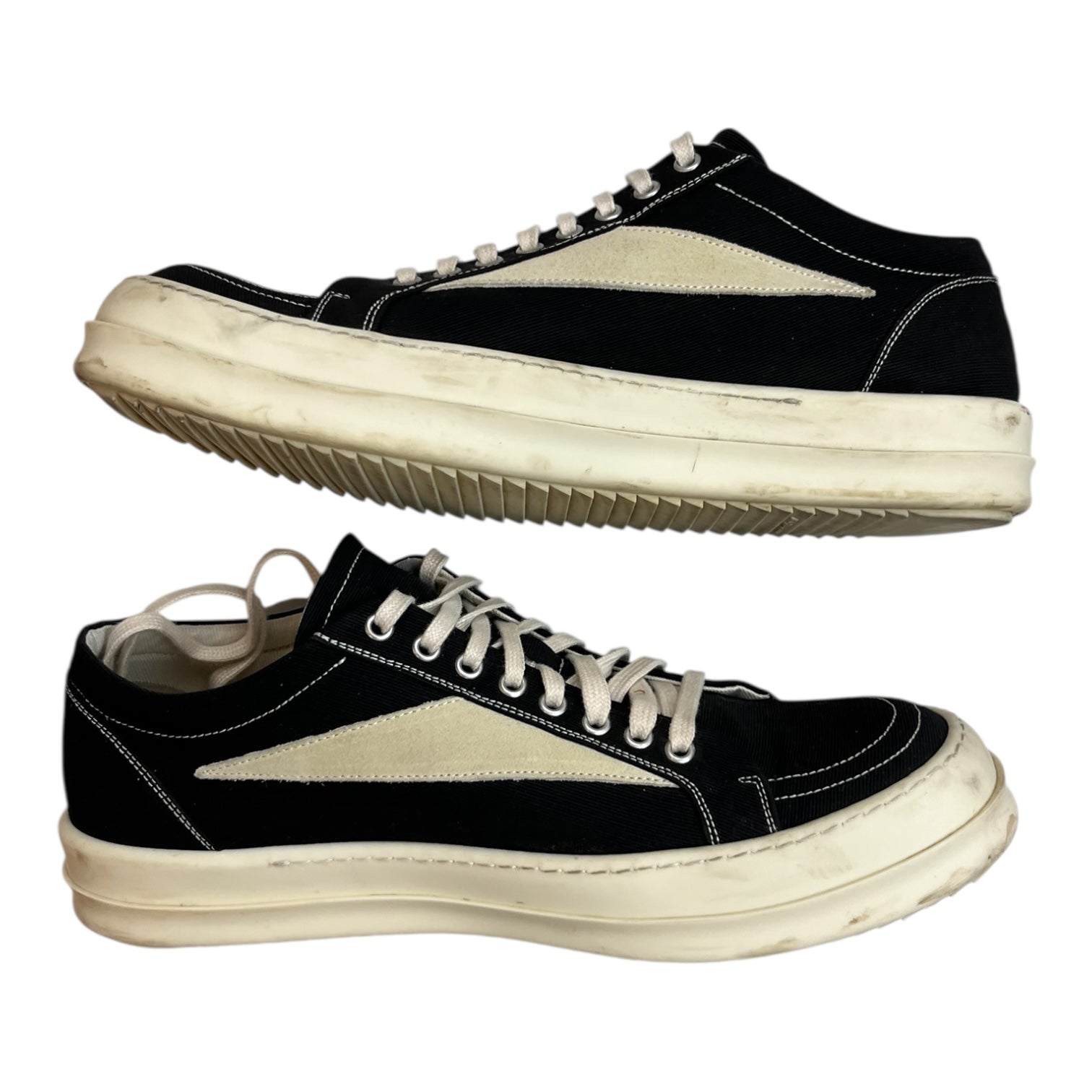 Rick Owens DRKSHDW Vintage Sneaks Black/Milk