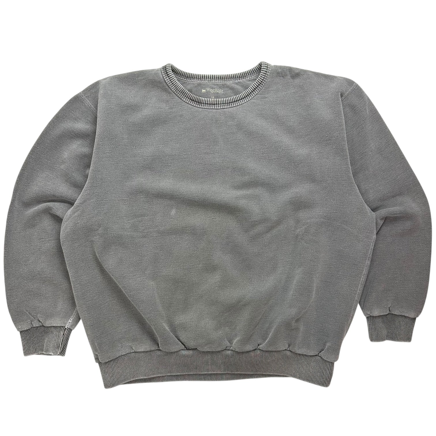 Vintage Wind River Blank Crewneck Faded Grey