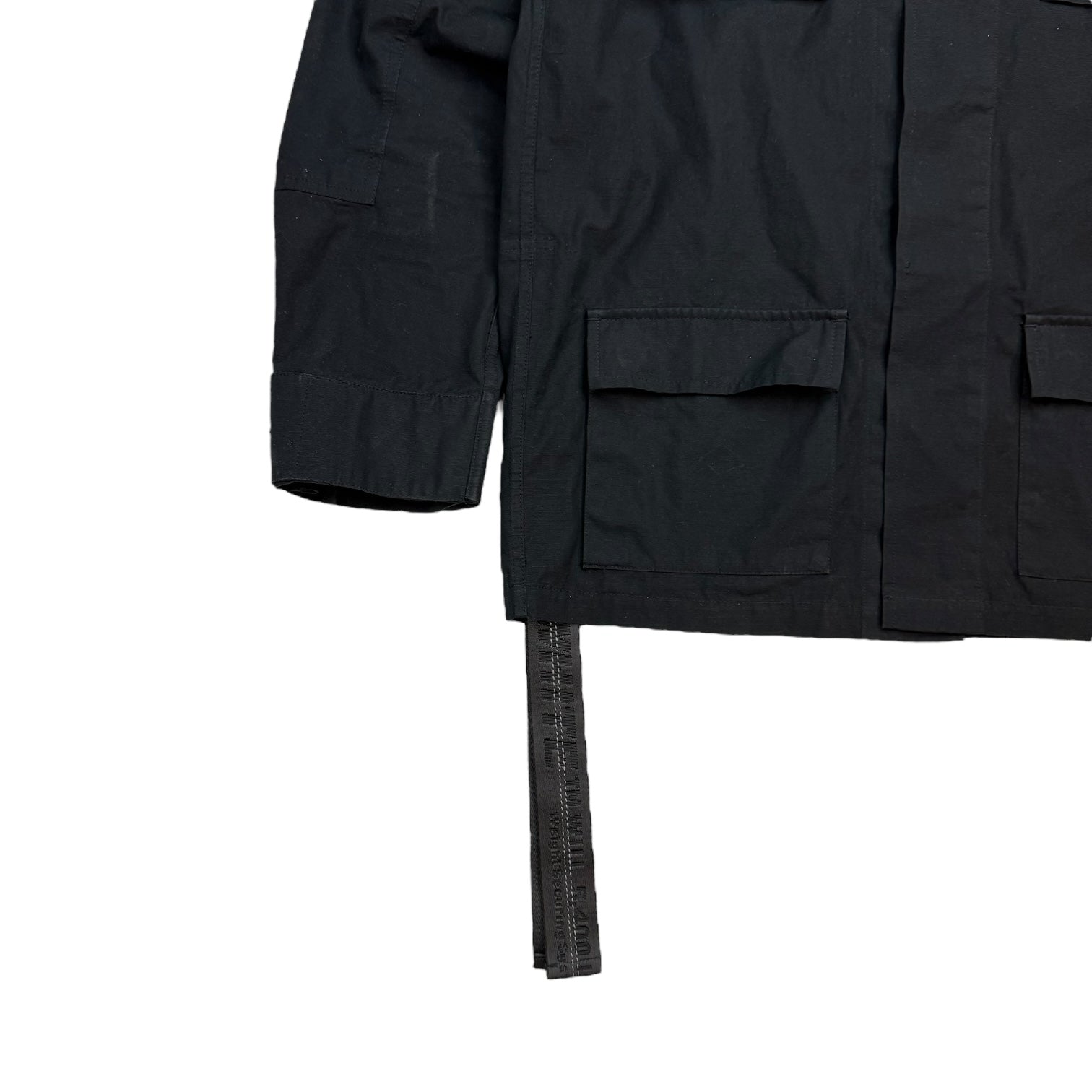 Off-White Fire Tape Field Jacket Black