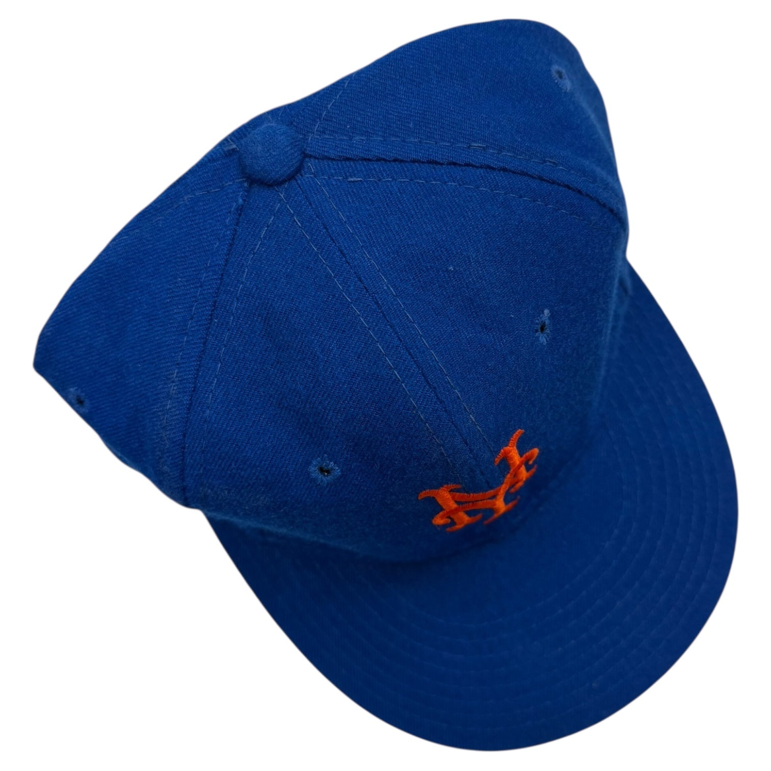 Vintage New York Mets New Era Wool Fitted Navy