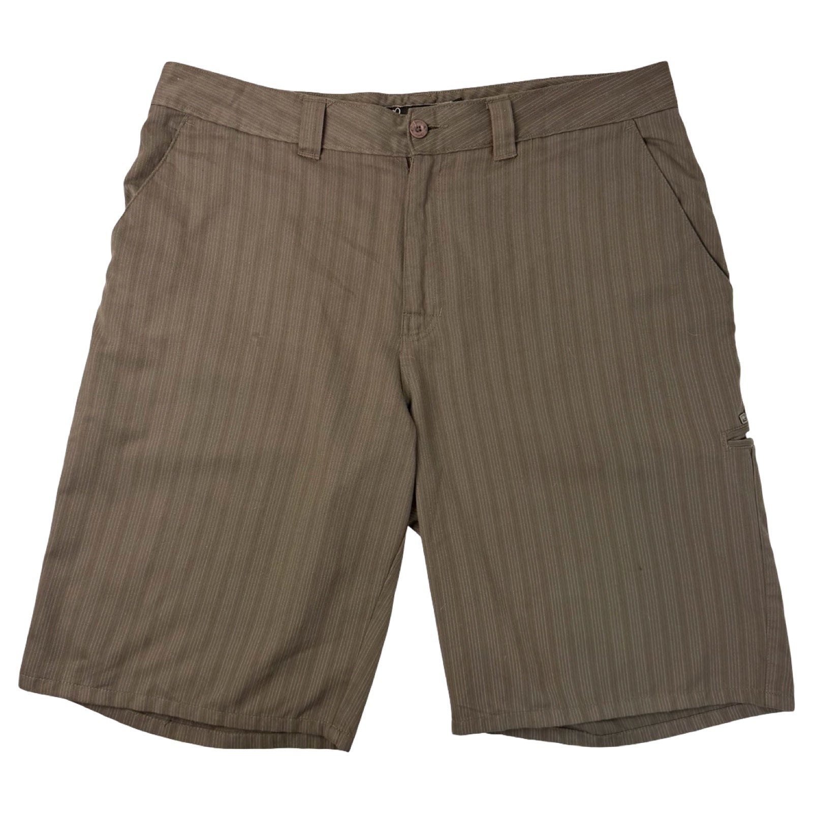 Vintage Y2K O’Neill Striped Shorts Light Taupe