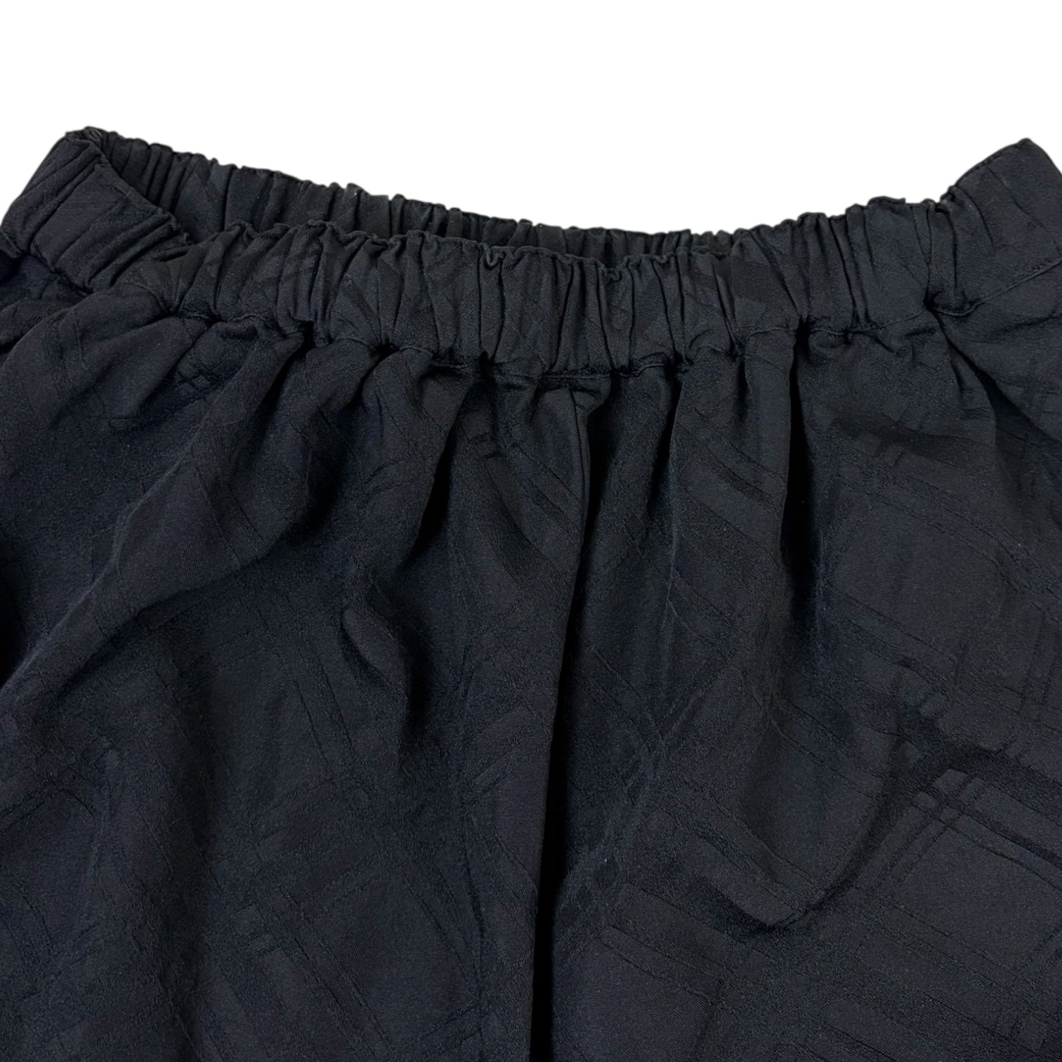 (W) Comme Des Garçons AW21 Bow Tie Plaid Pant Black