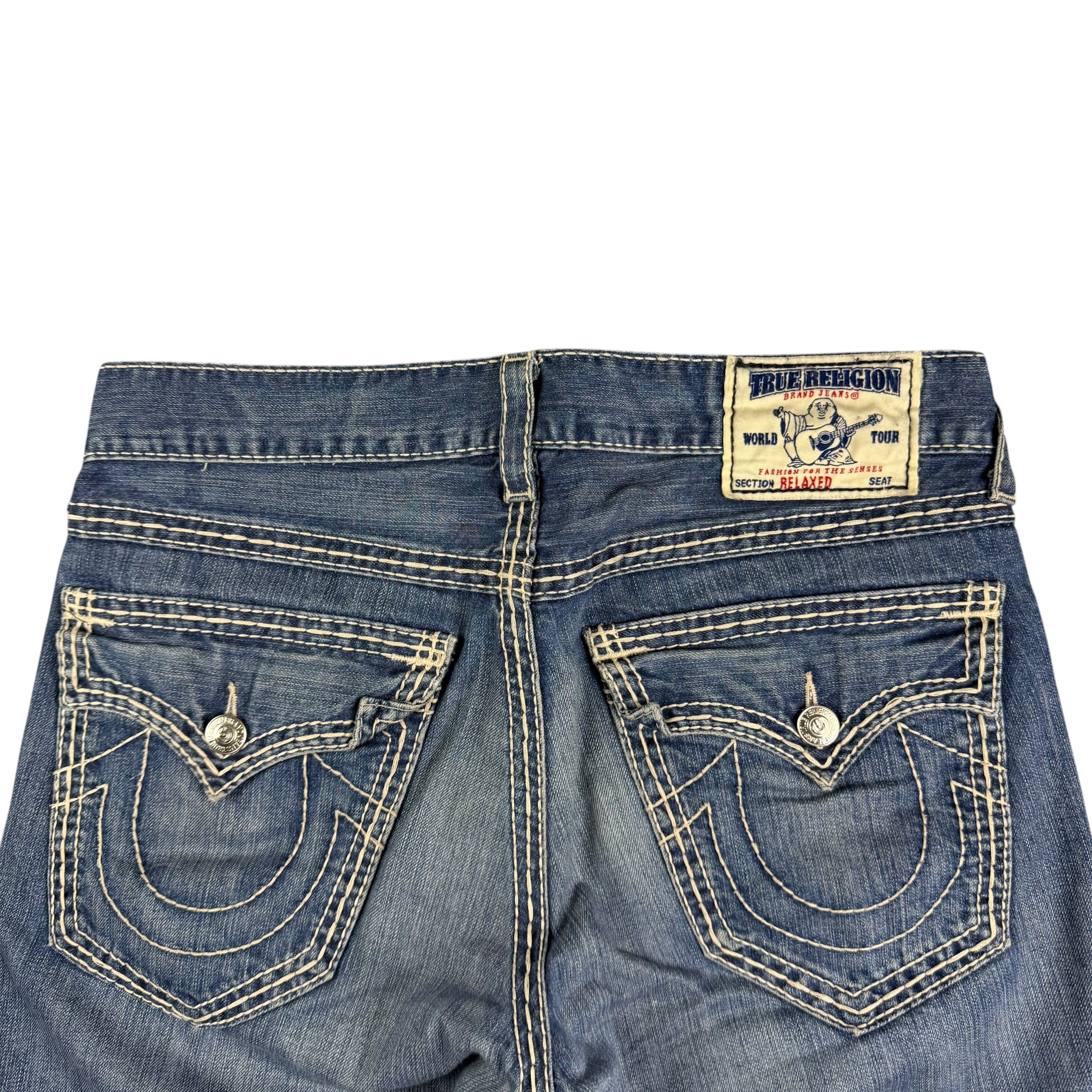 Vintage True Religion Relaxed Denim Jeans Blue