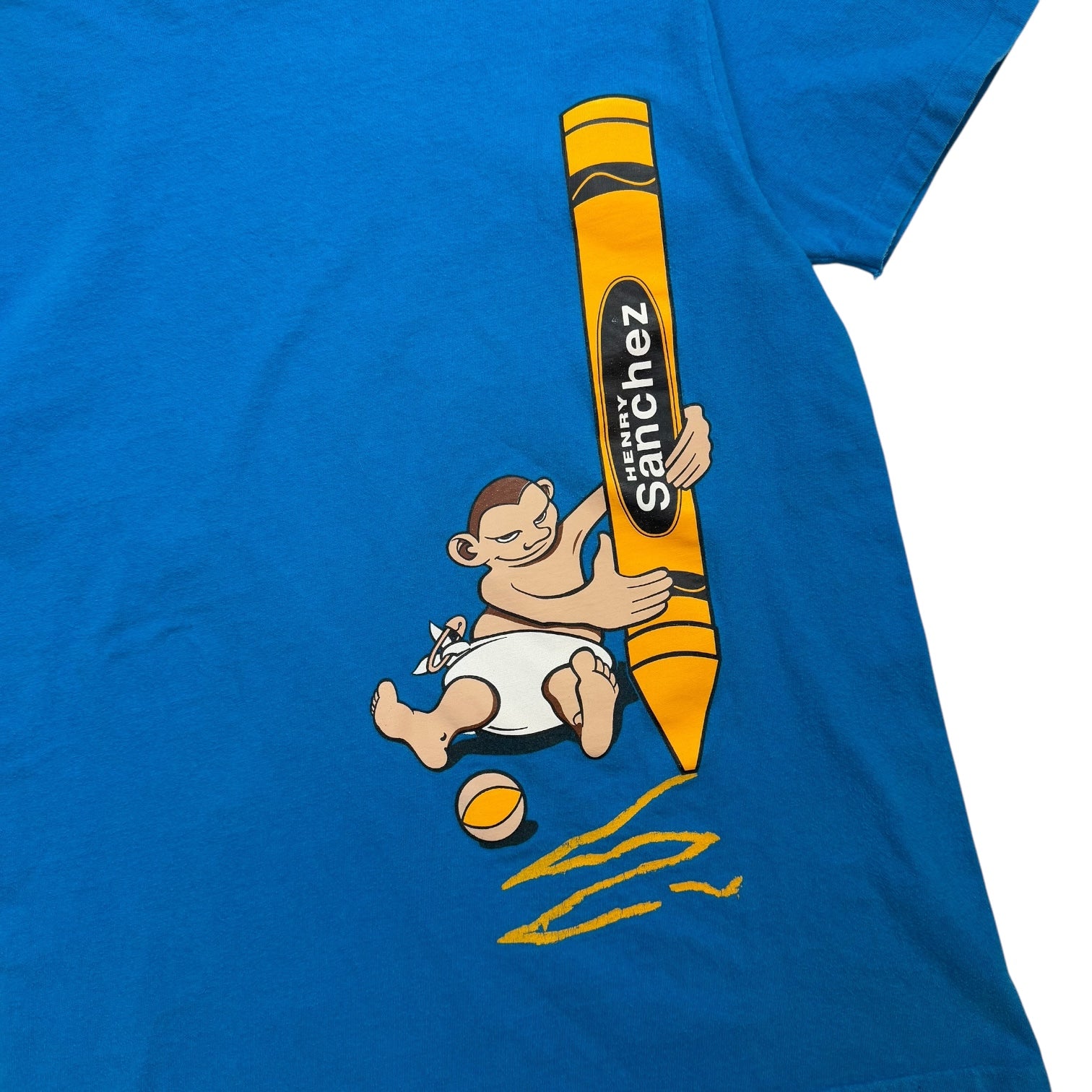 Vintage Henry Sanchez Crayon Tee Blue