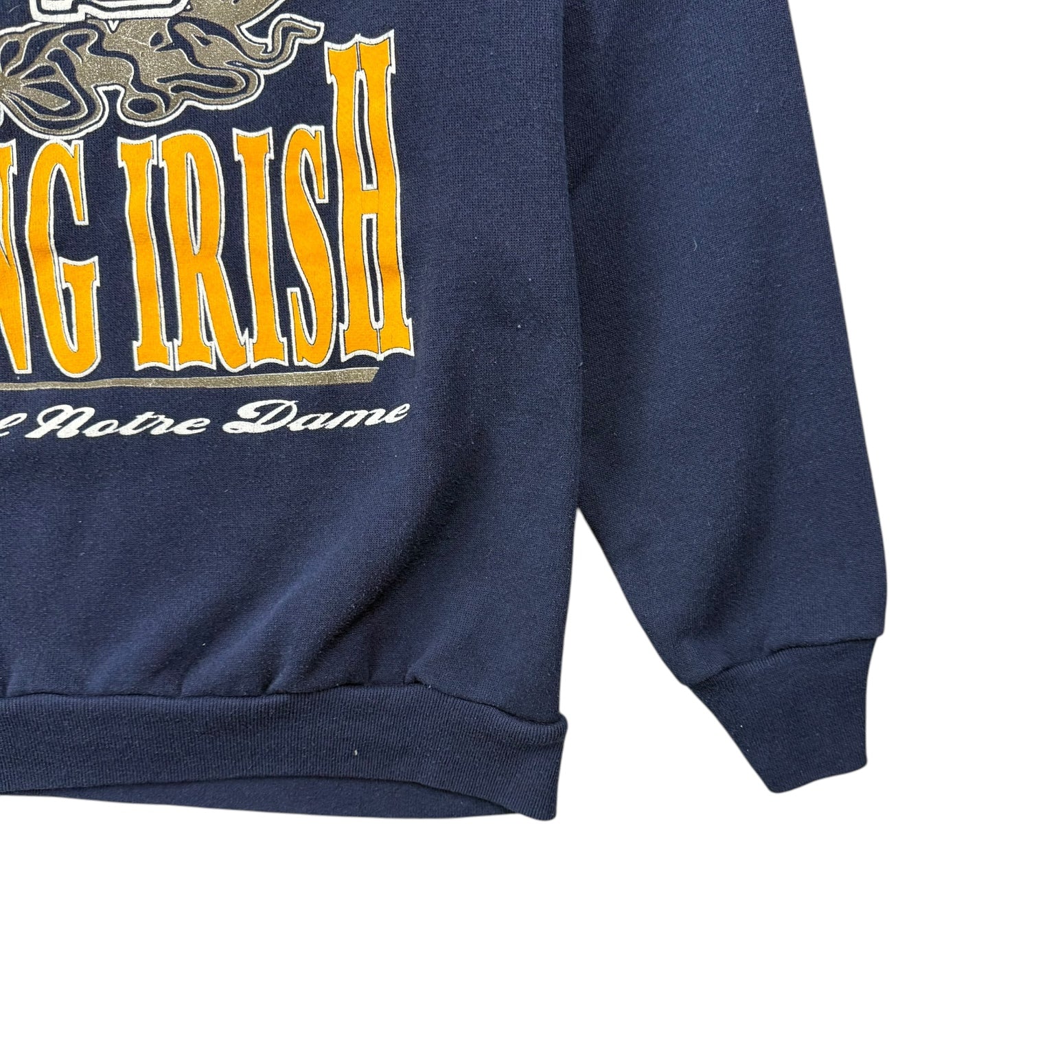 Vintage Notre Dame Fighting Irish Crewneck Navy Blue