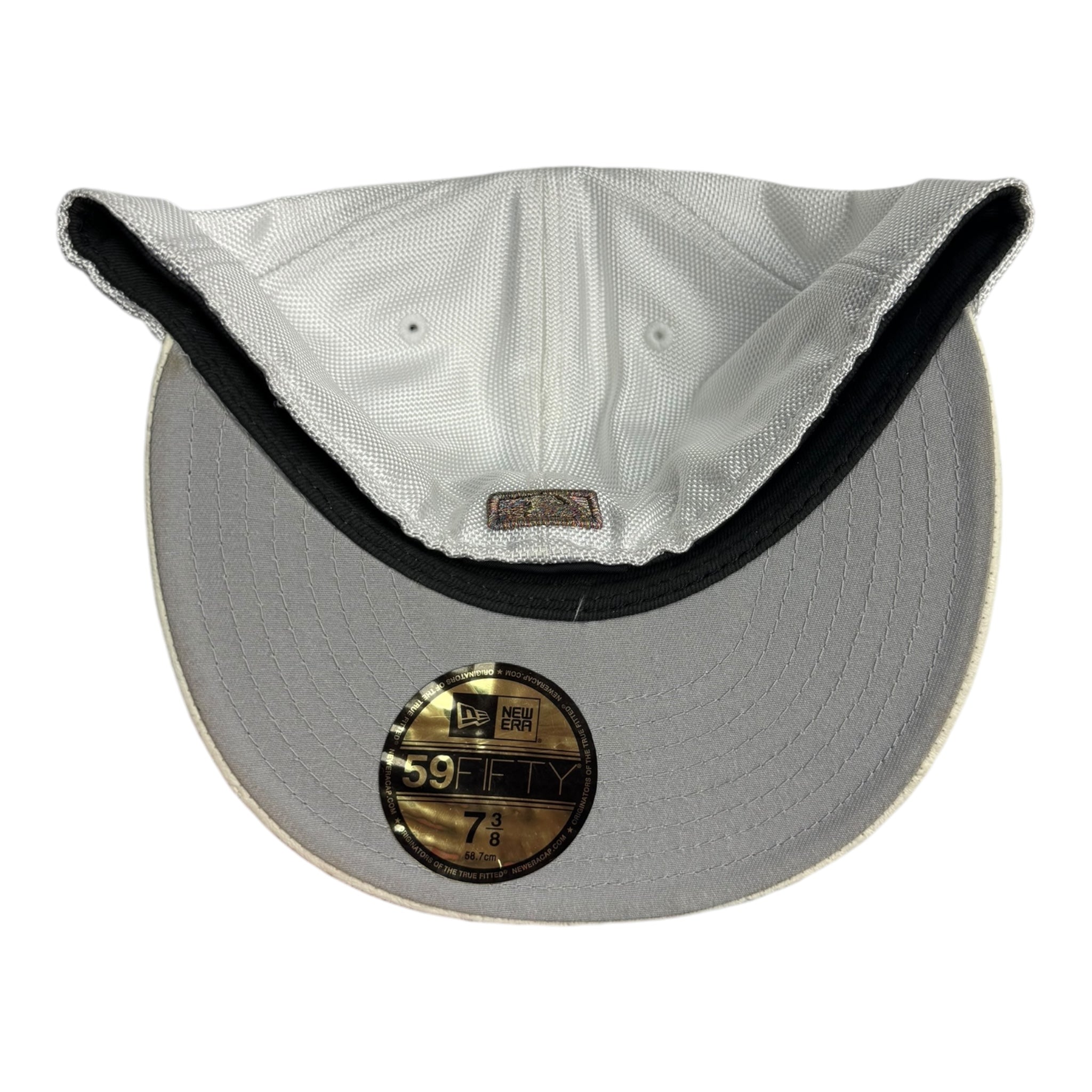 Dallas Cowboys Ostrich Brim Platinum Hat