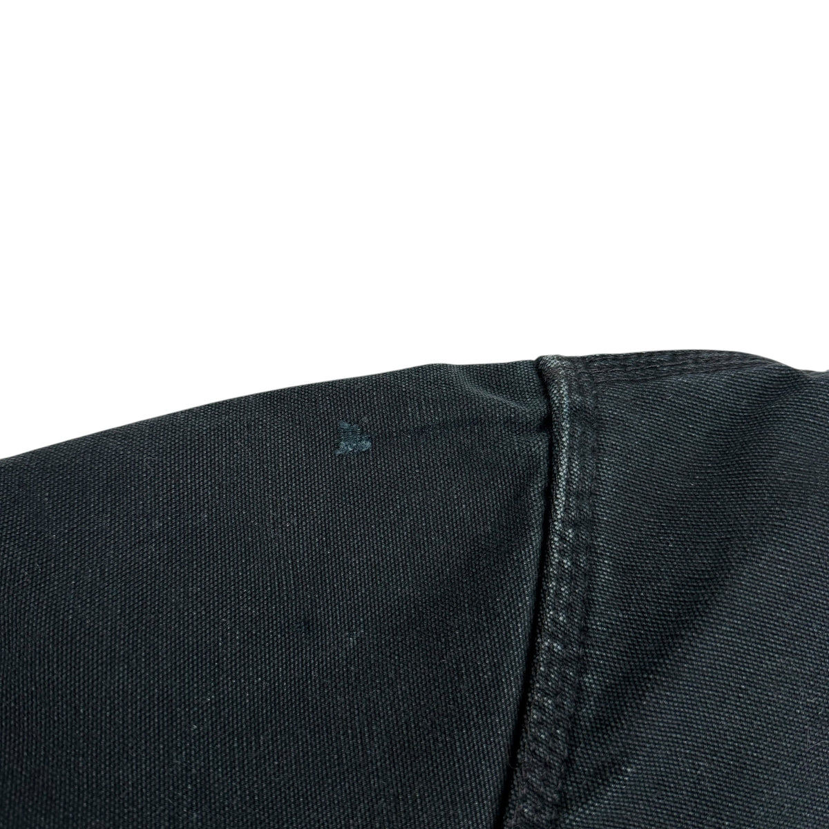 Vintage Carhartt Blanket Lined Embroidered Detroit Jacket Faded Black
