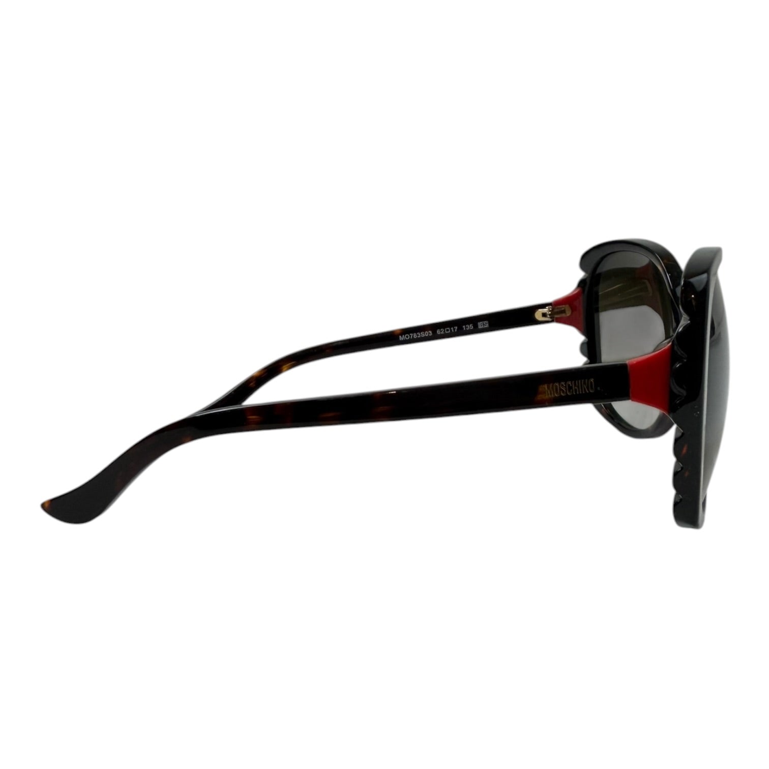 Moschino Big Len Sunglasses Black