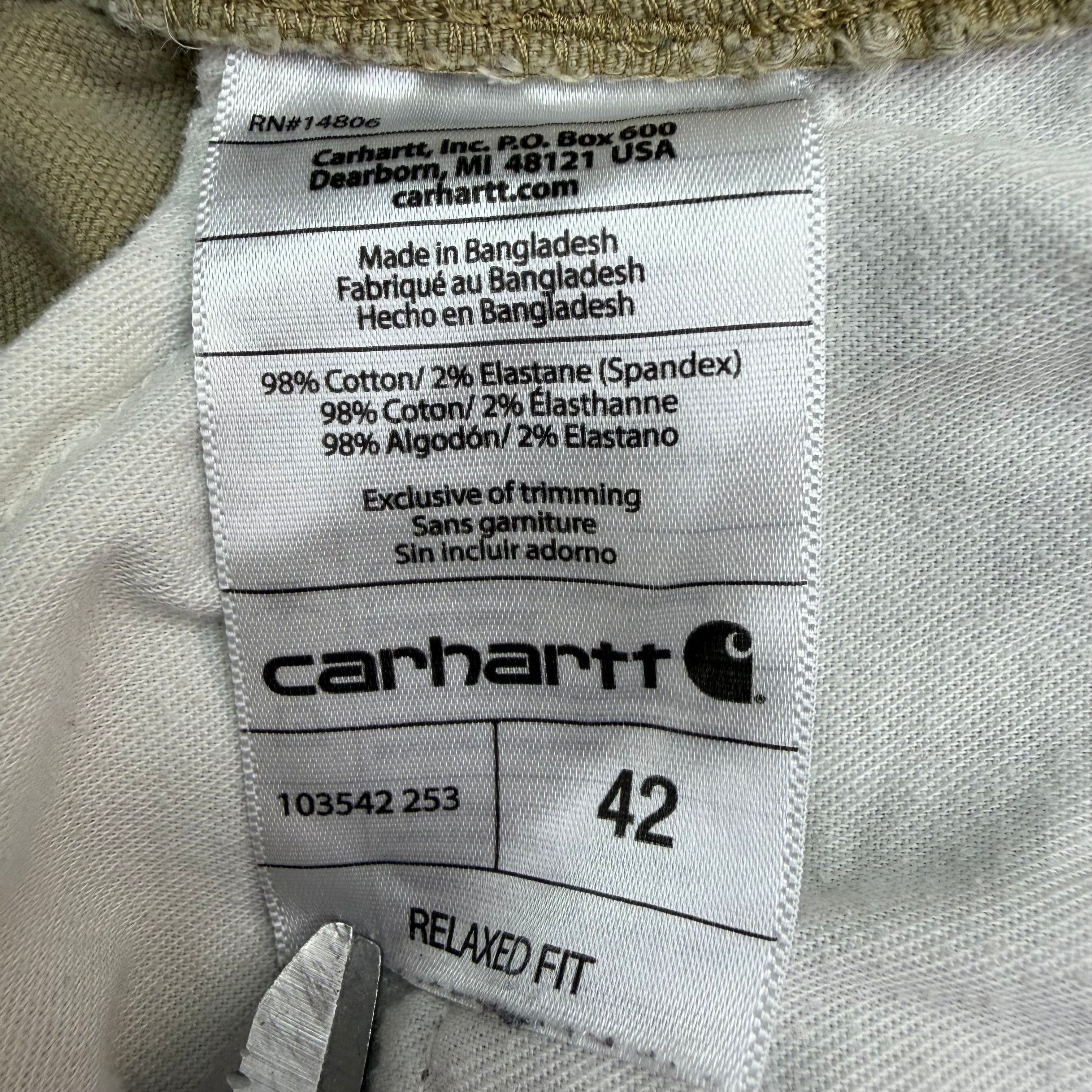 Vintage Carhartt Relaxed Fit Shorts Tan