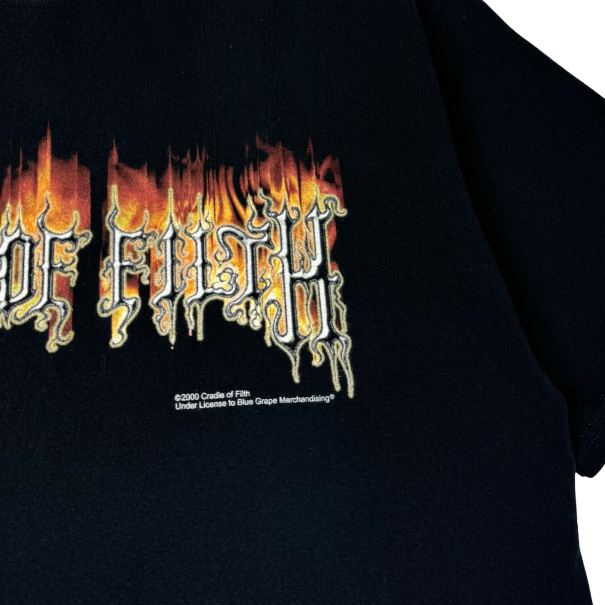 2000 Cradle Of Filth Midian Black Metal Band T-Shirt