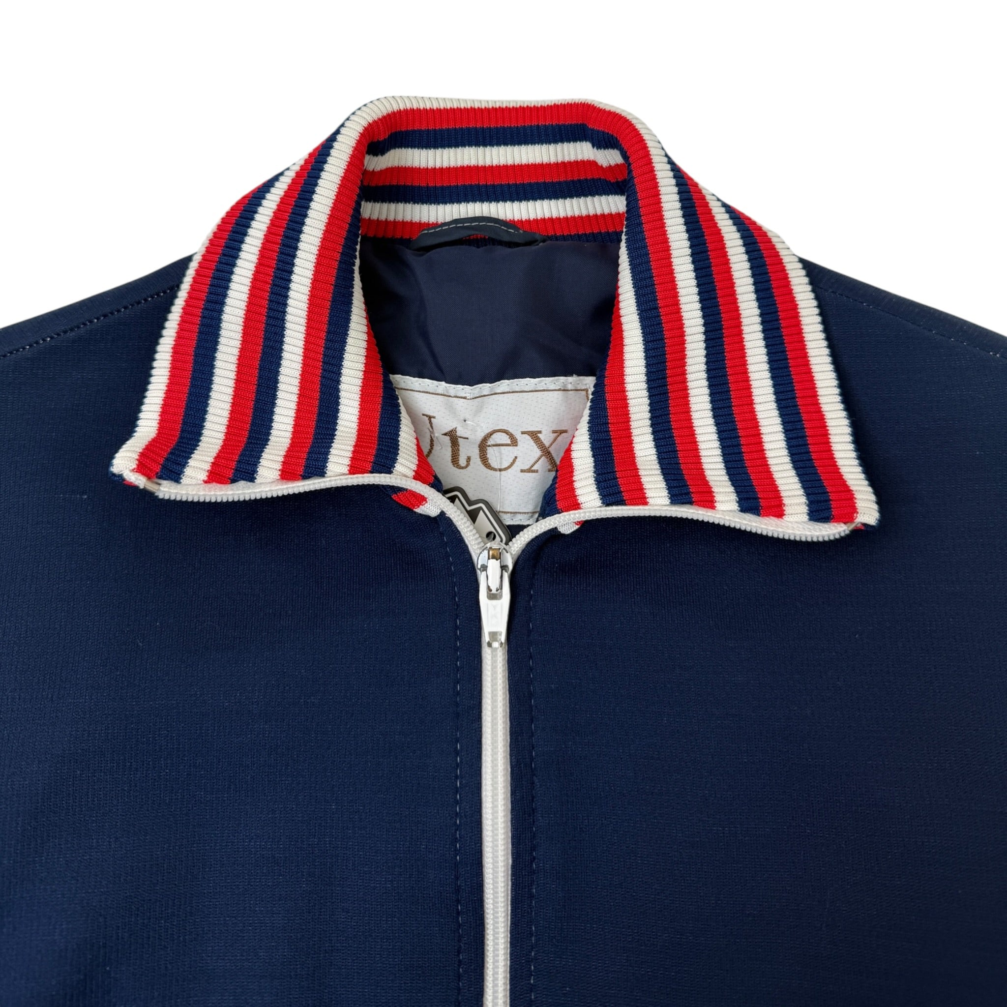 (W) Vintage Utex Track Jacket Navy Red