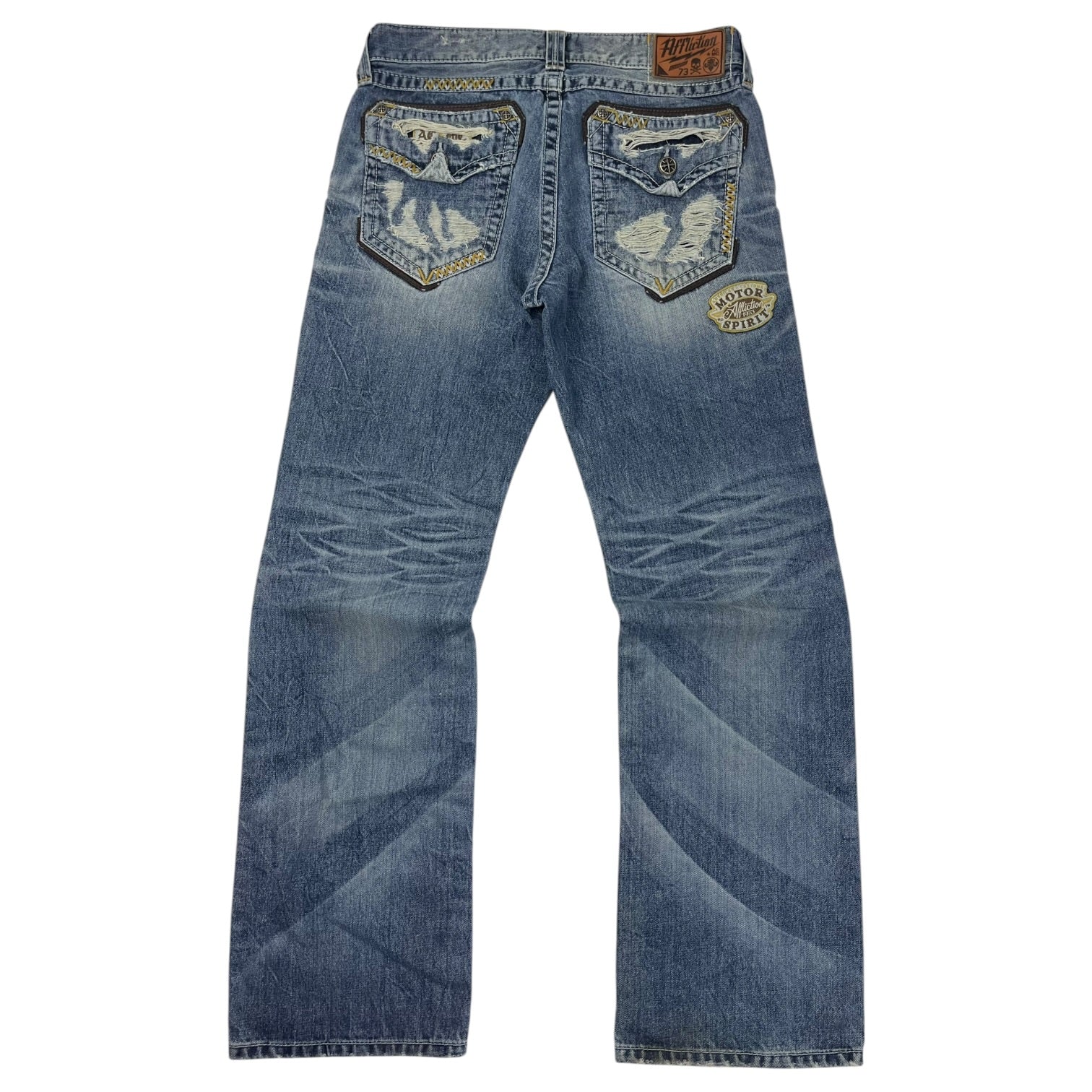 Vintage Y2K Affliction Embroidered Bottoms