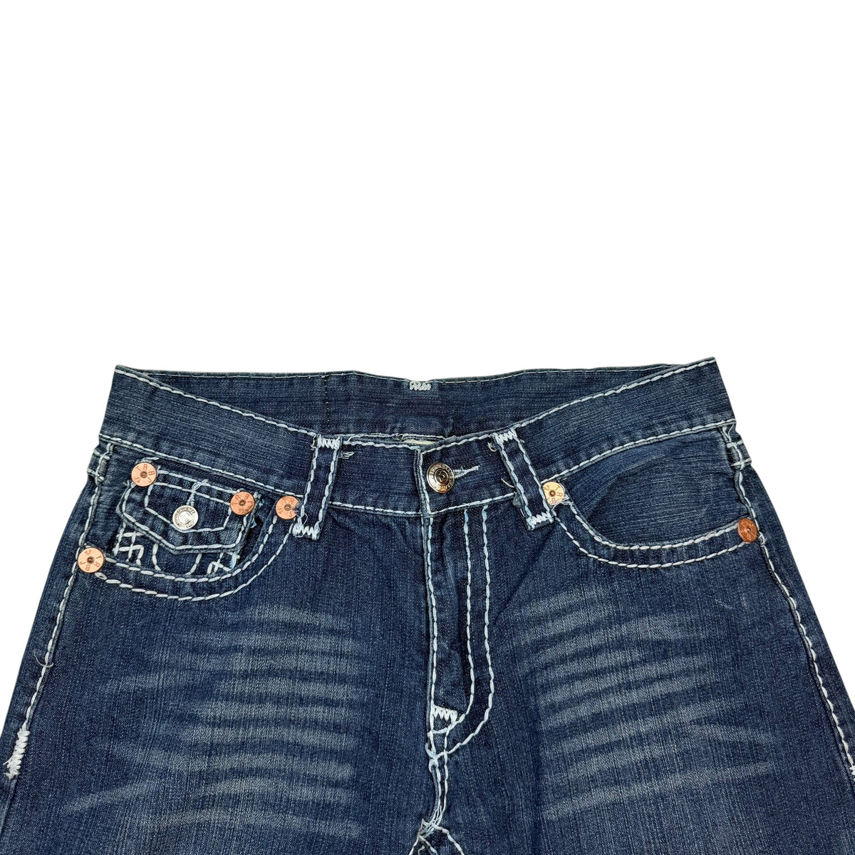 Vintage True Religion Joey Super T Flared Jeans Blue