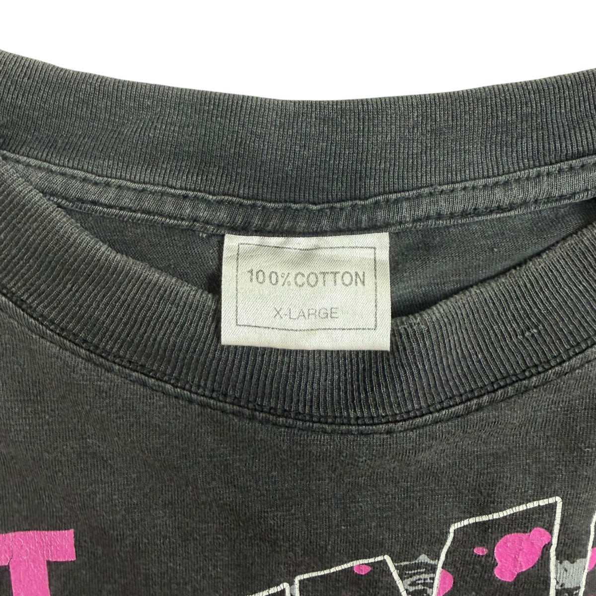 Vintage 1995 WWF Bret Hitman Hart T-Shirt Black