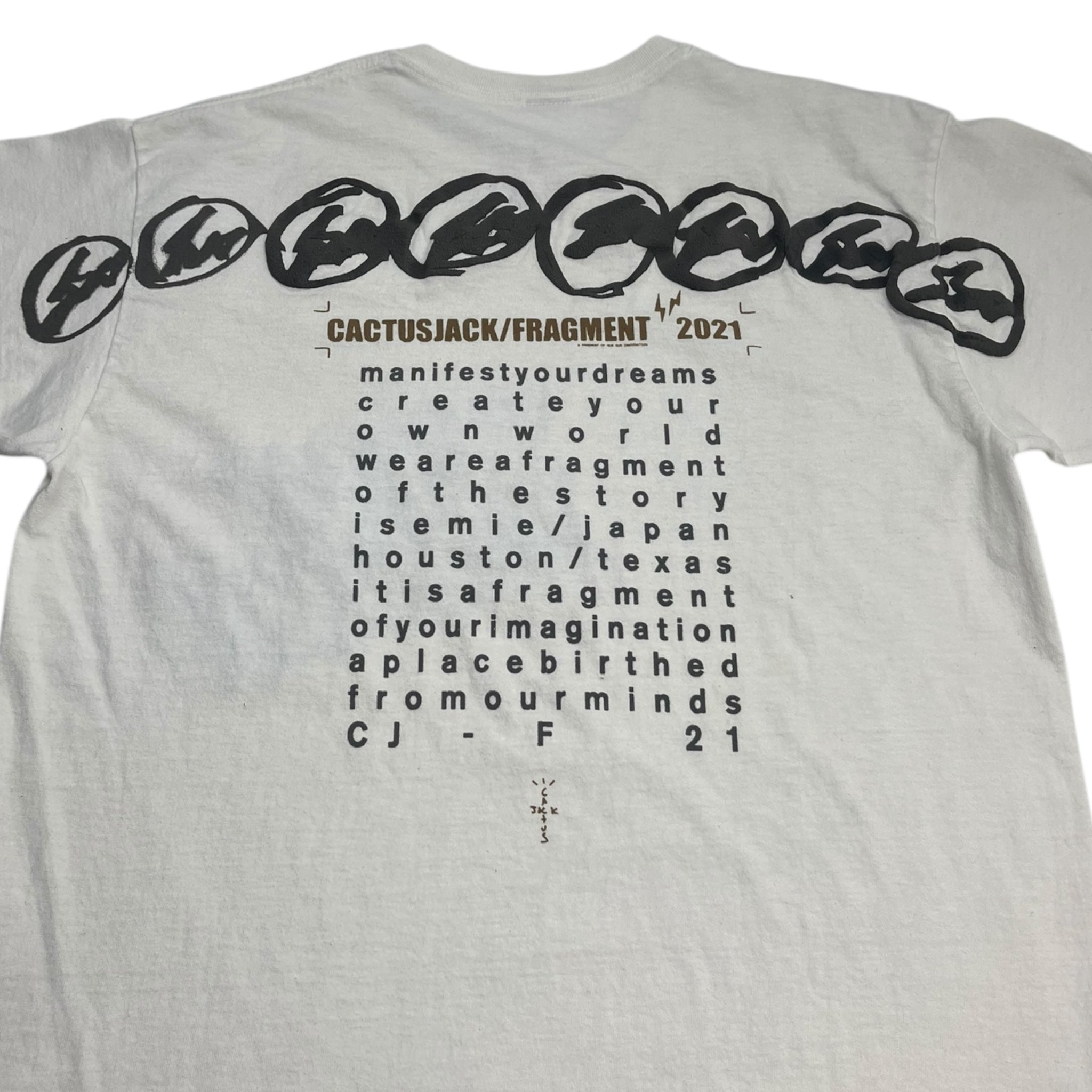 Travis Scott Cactus Jack For Fragment Manifest T-Shirt