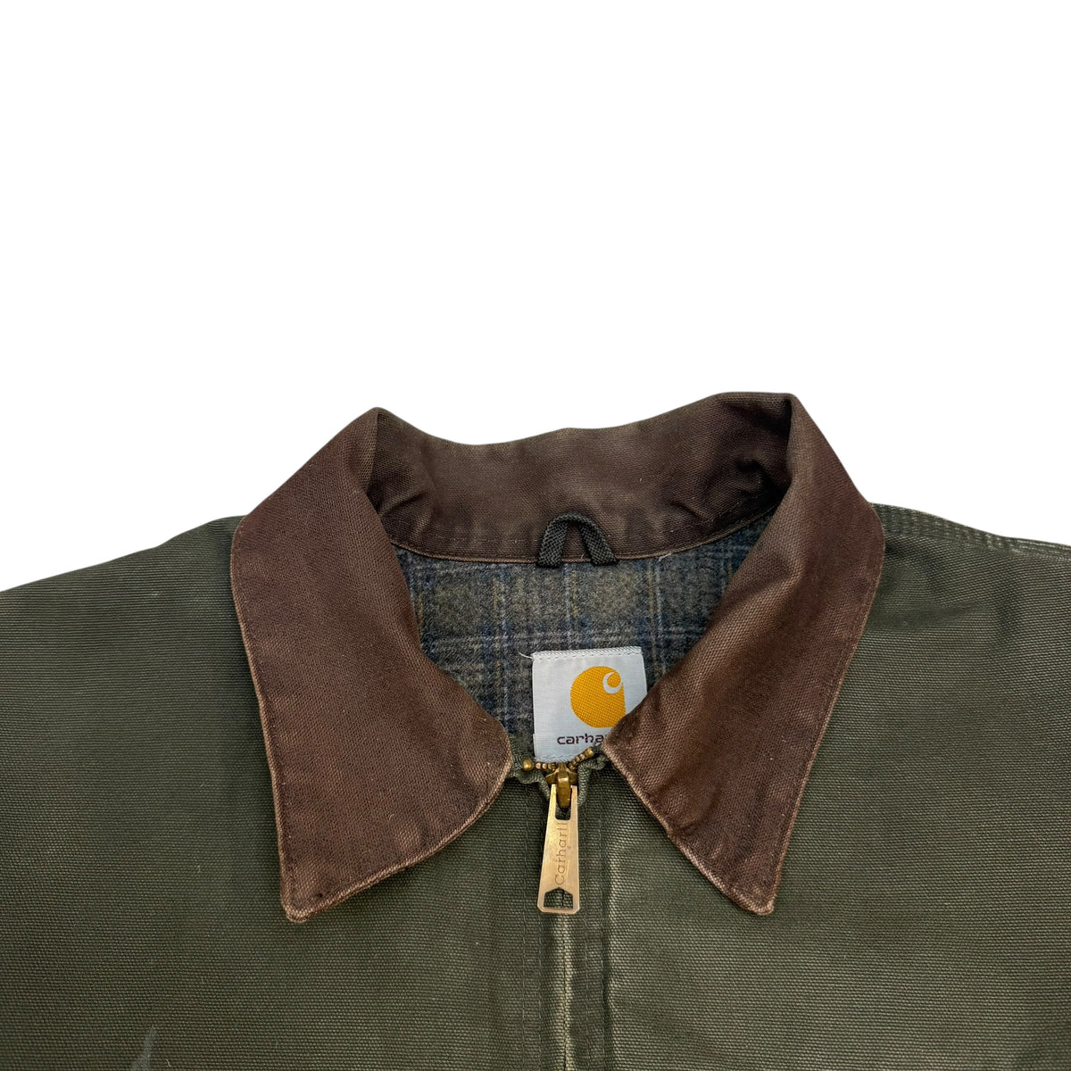 Vintage Carhartt Blanket Lined Detroit Jacket Green