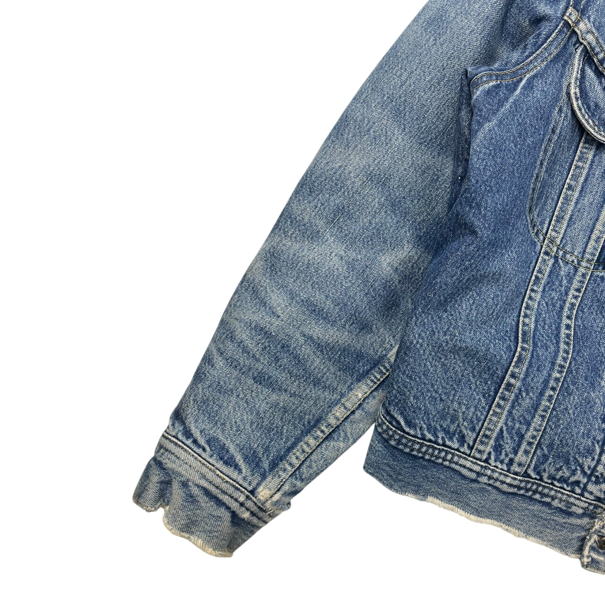 Vintage Lee Riders Wool Lined Denim Jacket